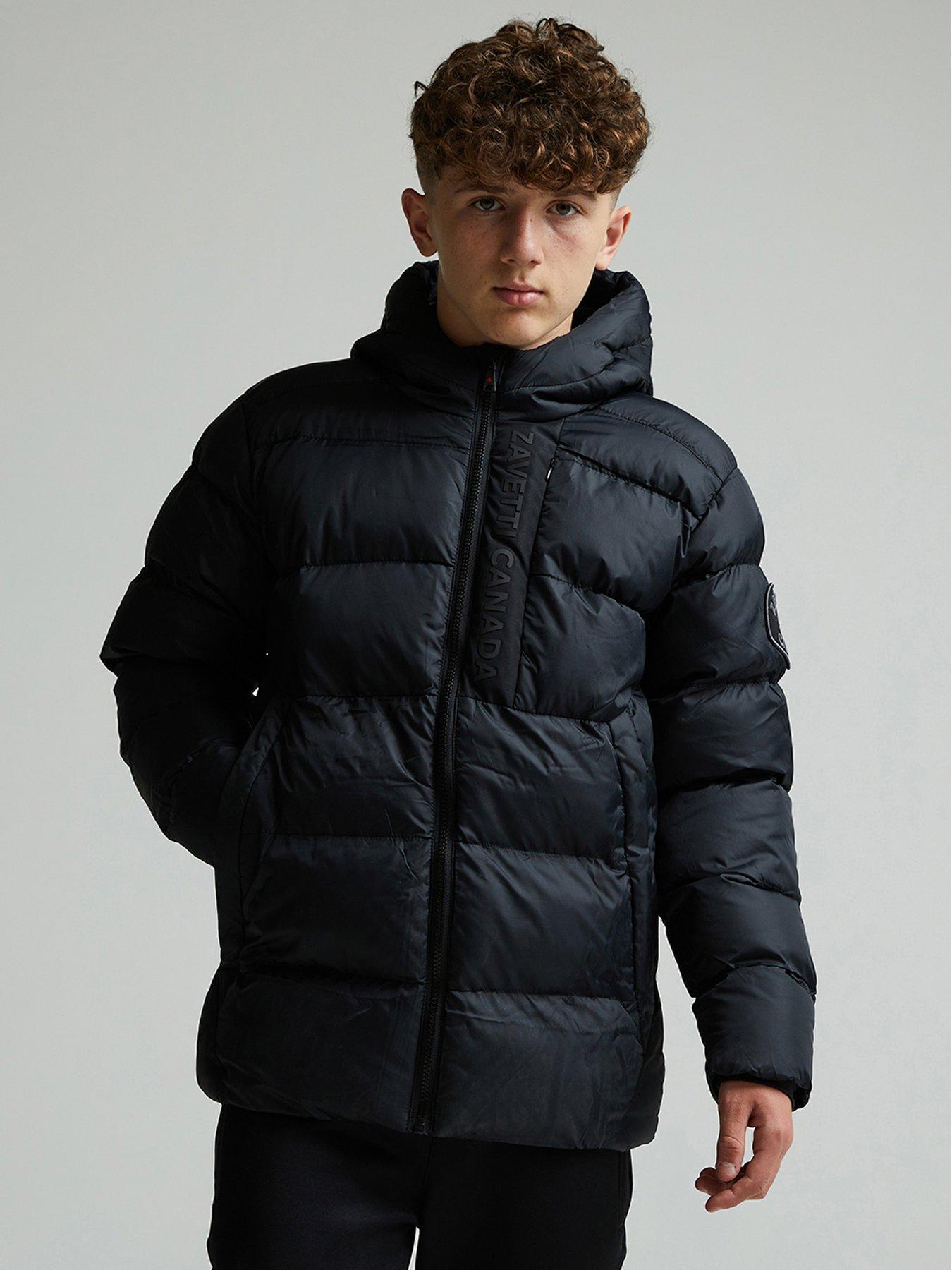 Image 1 of 5 of Zavetti Canada Junior Boys Gattalini Puffer Jacket - Black