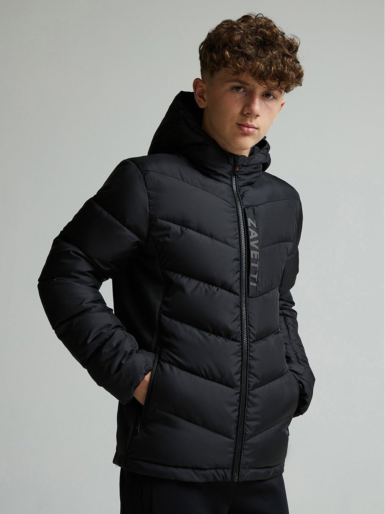 undefined Junior Boys Fallori Hybrid Puffer Jacket - Black