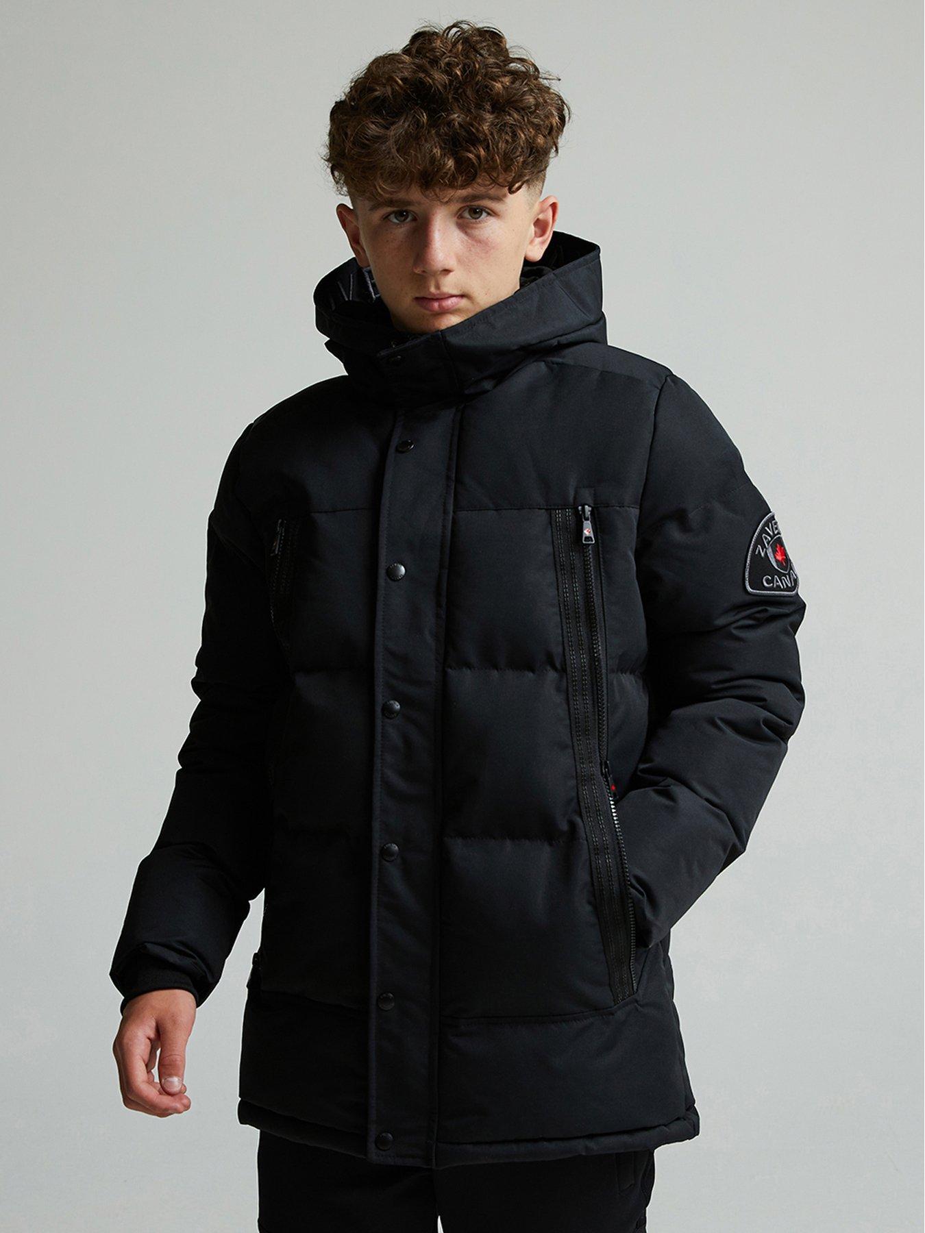 undefined Junior Boys Ontariona Puffer Jacket - Black