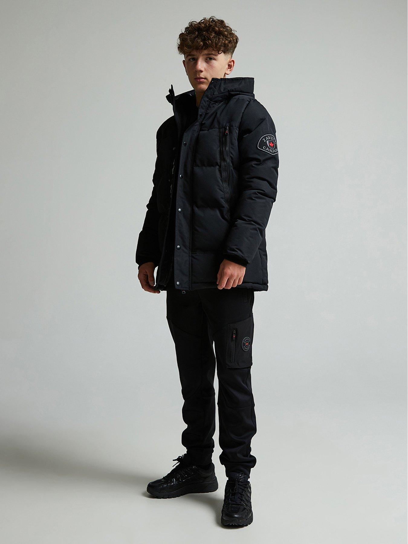 Image 3 of 5 of Zavetti Canada Junior Boys Ontariona Puffer Jacket - Black