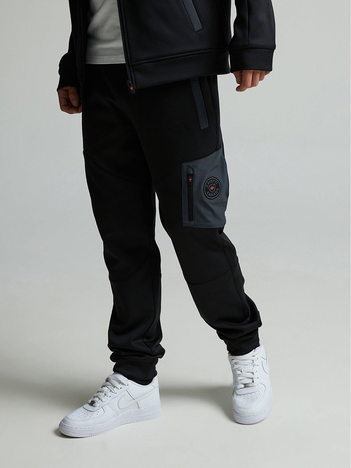 Zavetti Canada Junior Boys Saletto Joggers - Black