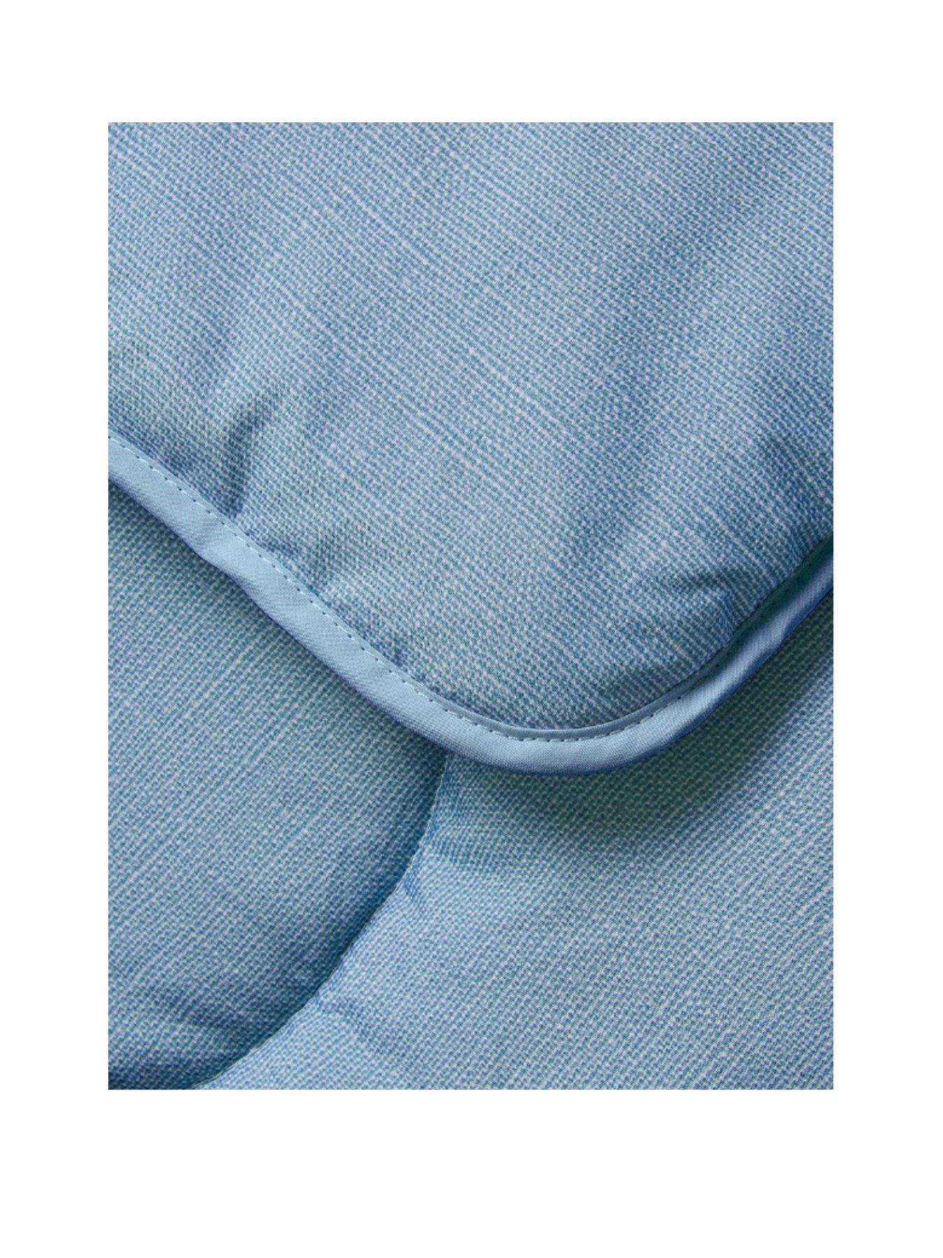 Image 2 of 6 of Night Lark Linen 10.5 Tog Coverless Quilt - Blue