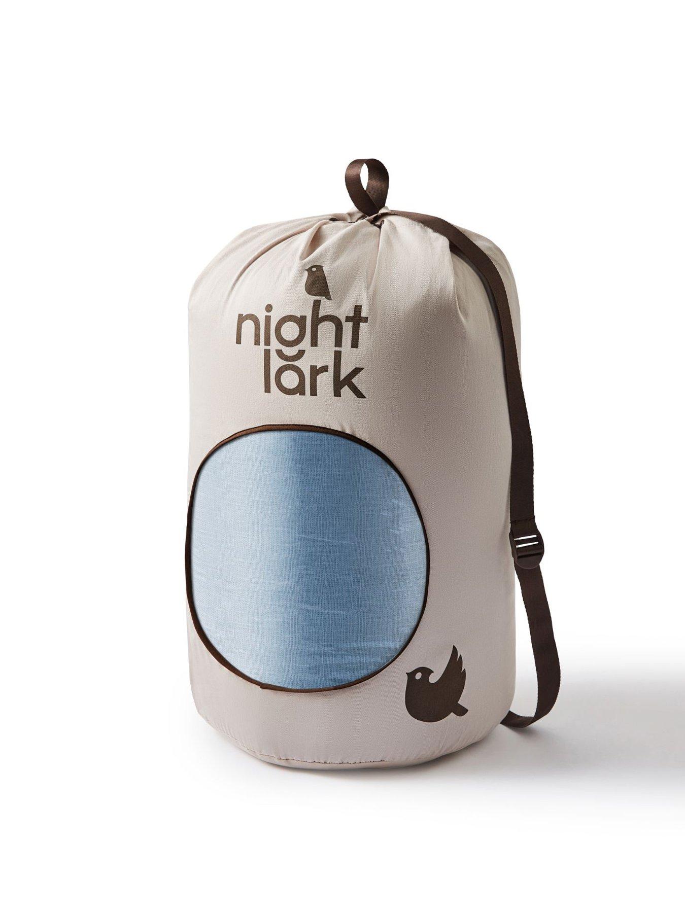 Image 6 of 6 of Night Lark Linen 10.5 Tog Coverless Quilt - Blue