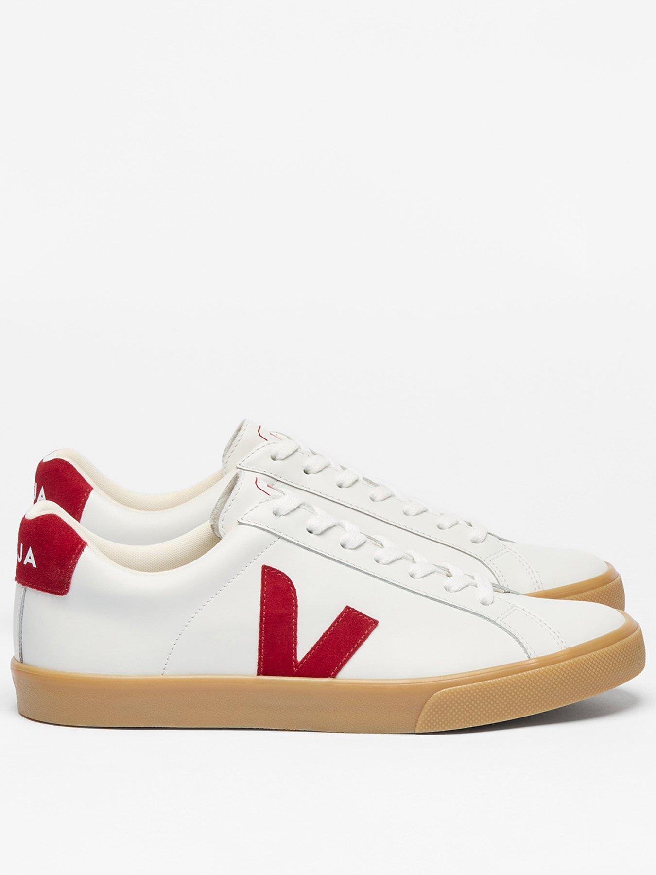 undefined Womens Esplar Logo Leather Trainer-white