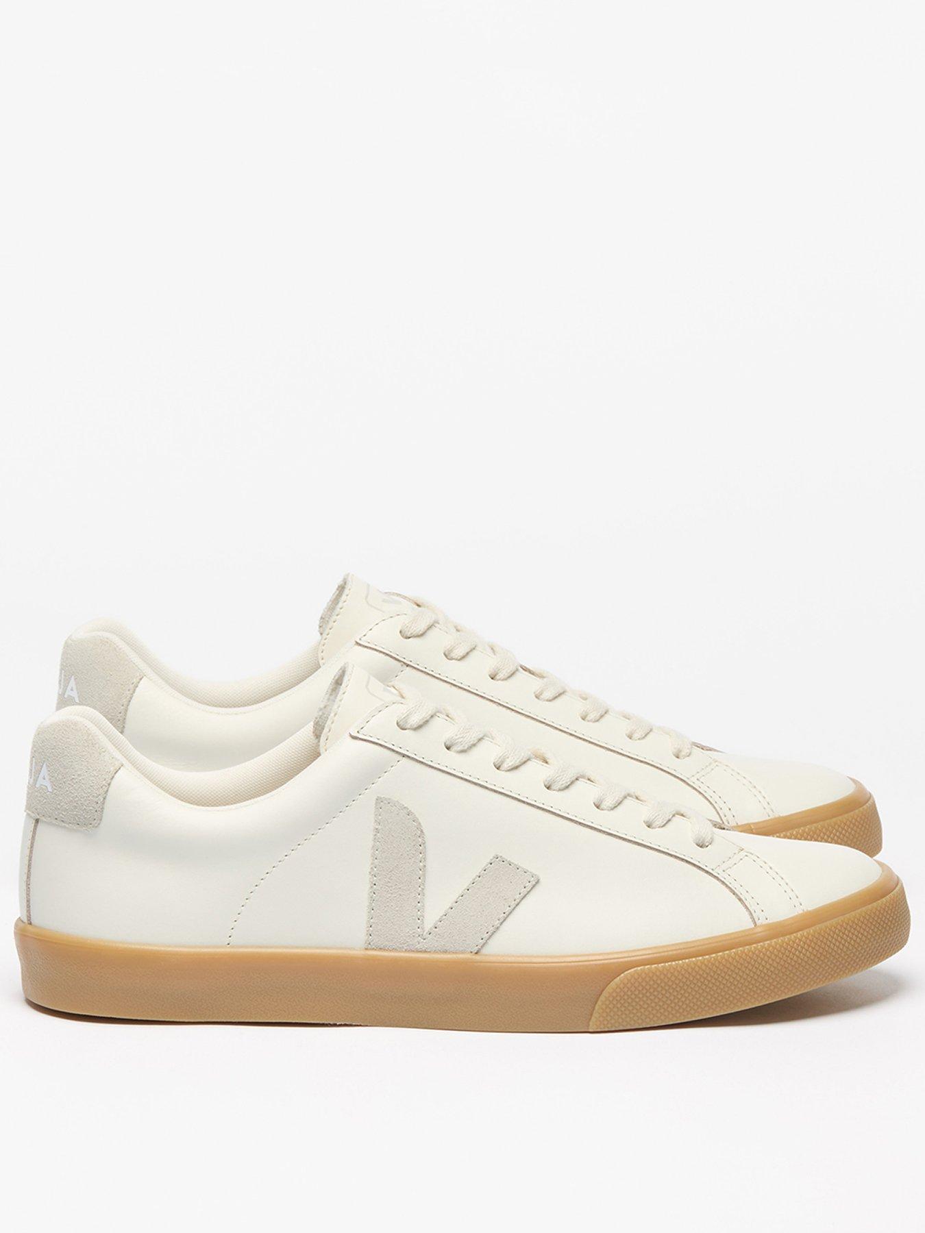 undefined Womens Esplar Logo Leather Trainer-white