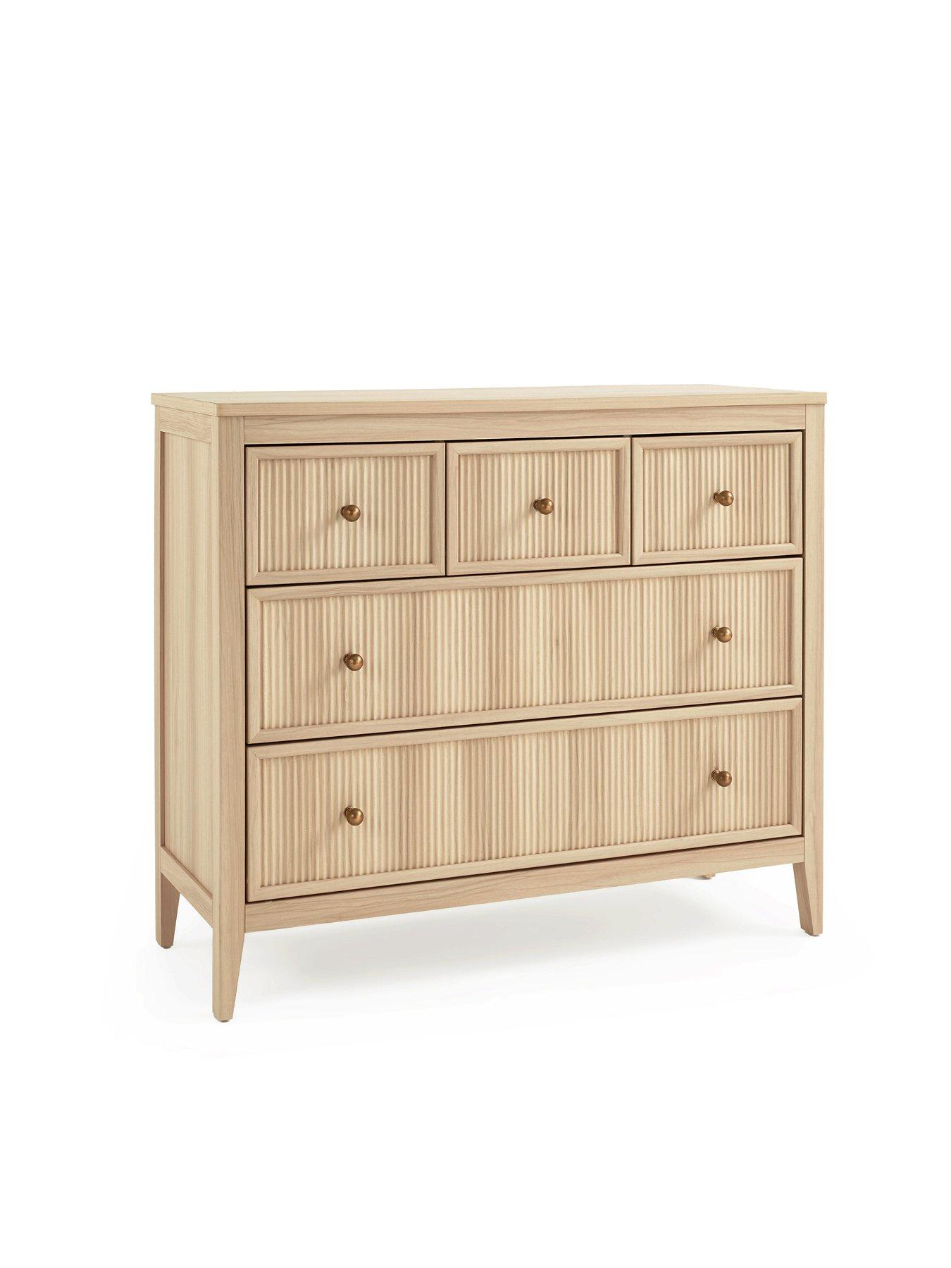 Image 3 of 7 of Michelle Keegan Home Lindley 2 +&nbsp;3&nbsp;Drawer Chest -&nbsp;Oak -&nbsp;FSC&reg; Certified