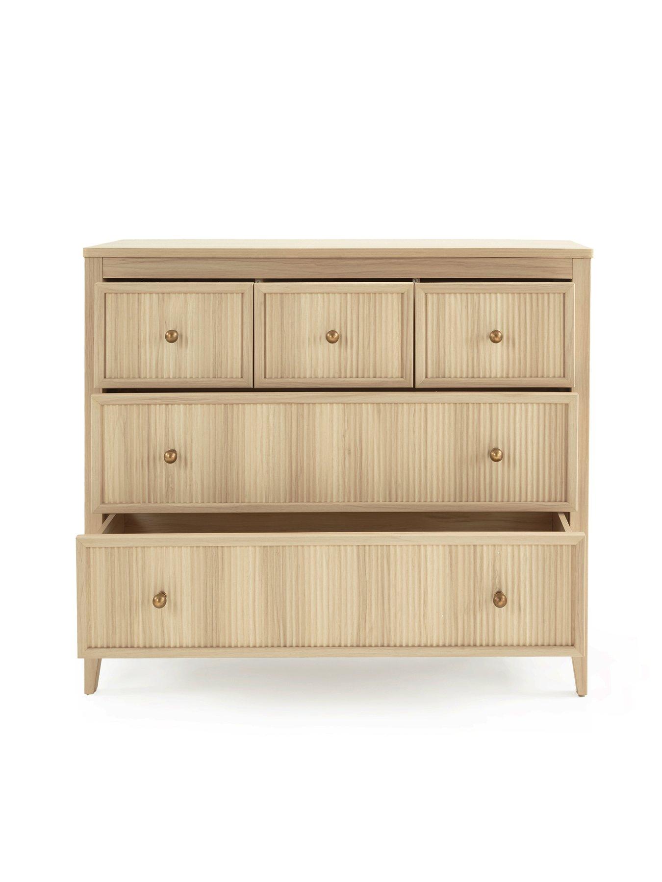 Image 4 of 7 of Michelle Keegan Home Lindley 2 +&nbsp;3&nbsp;Drawer Chest -&nbsp;Oak -&nbsp;FSC&reg; Certified