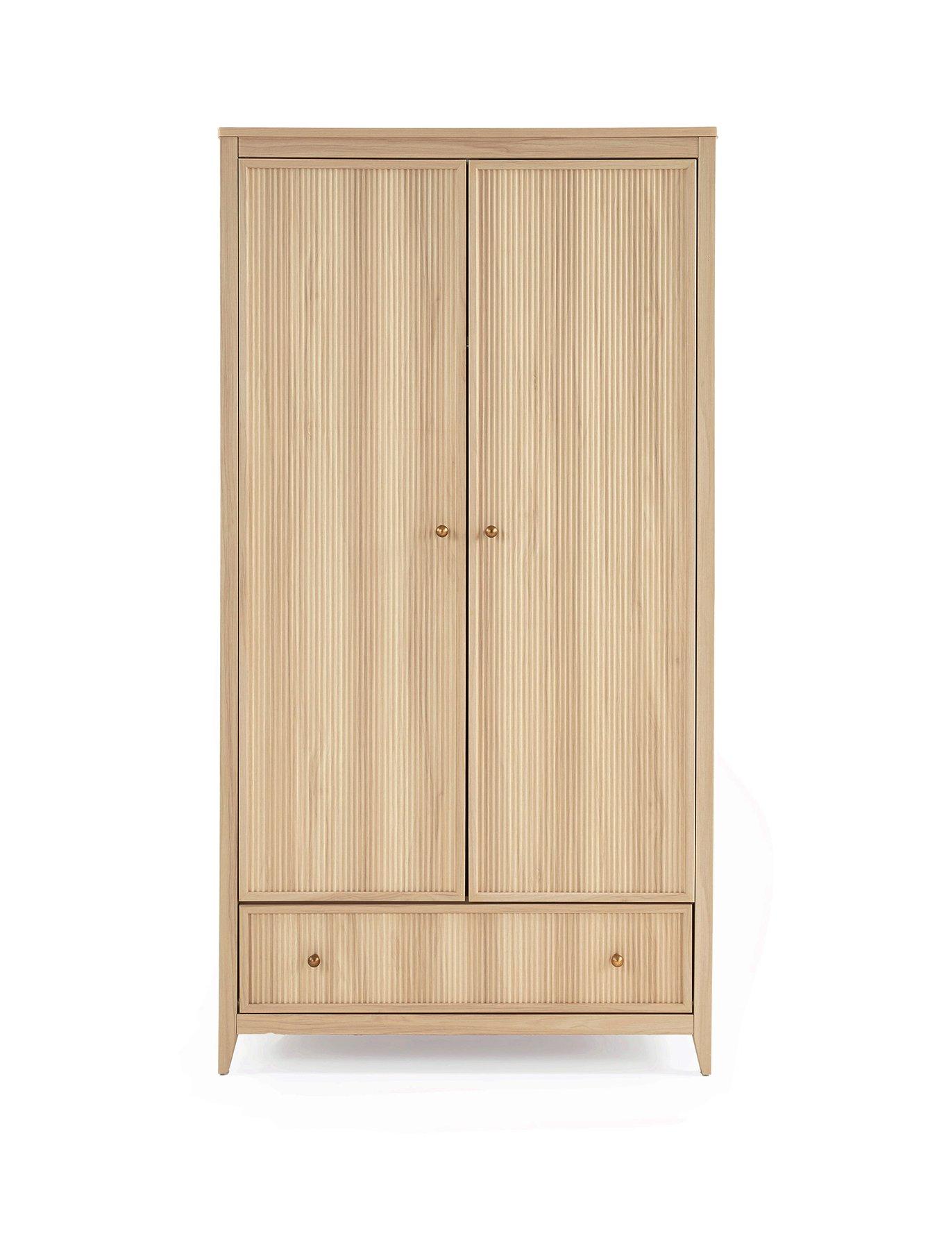 Image 2 of 7 of Michelle Keegan Home Lindley 2 Door, 1 Drawer Wardrobe - Oak - FSC&reg; Certified