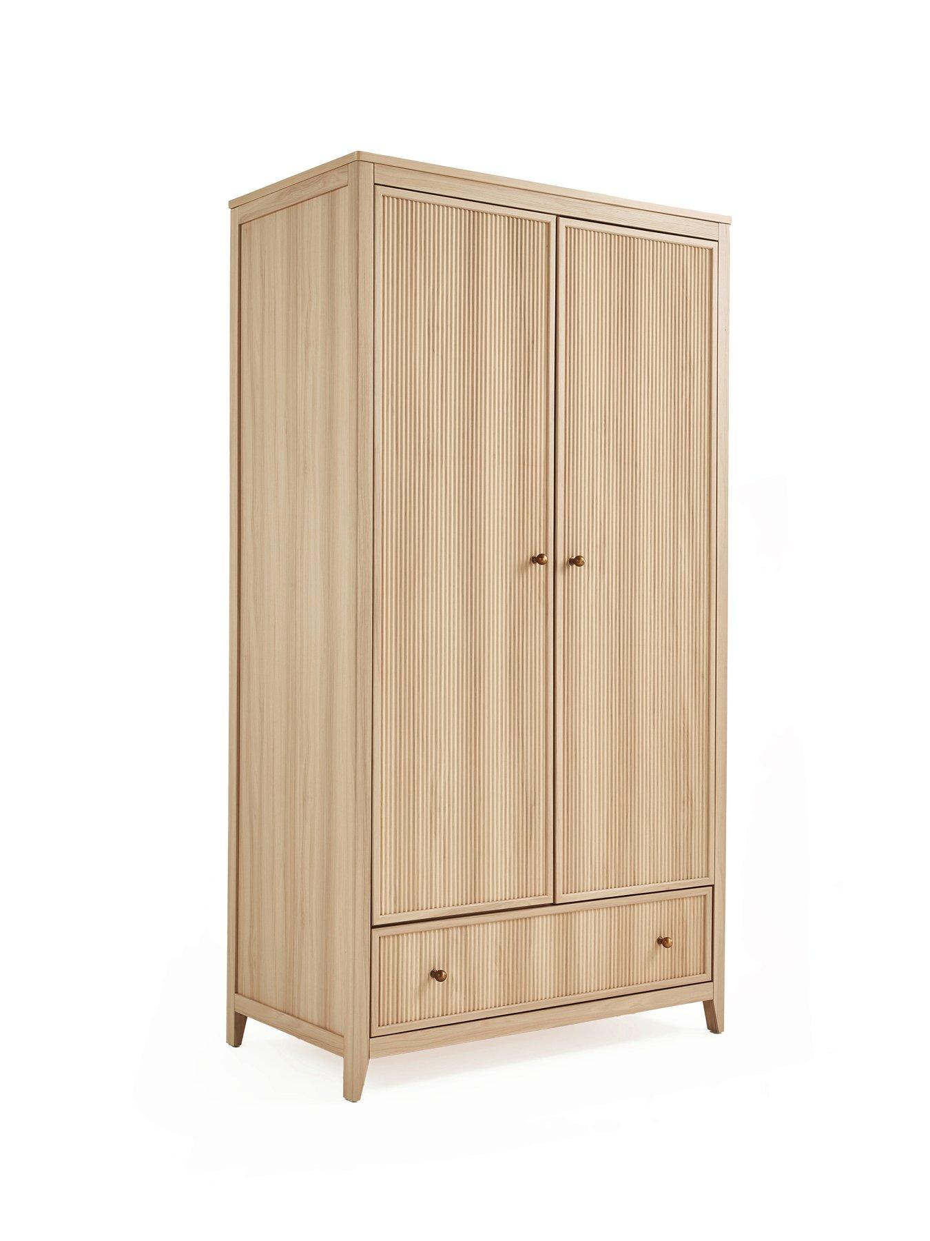 Image 3 of 7 of Michelle Keegan Home Lindley 2 Door, 1 Drawer Wardrobe - Oak - FSC&reg; Certified