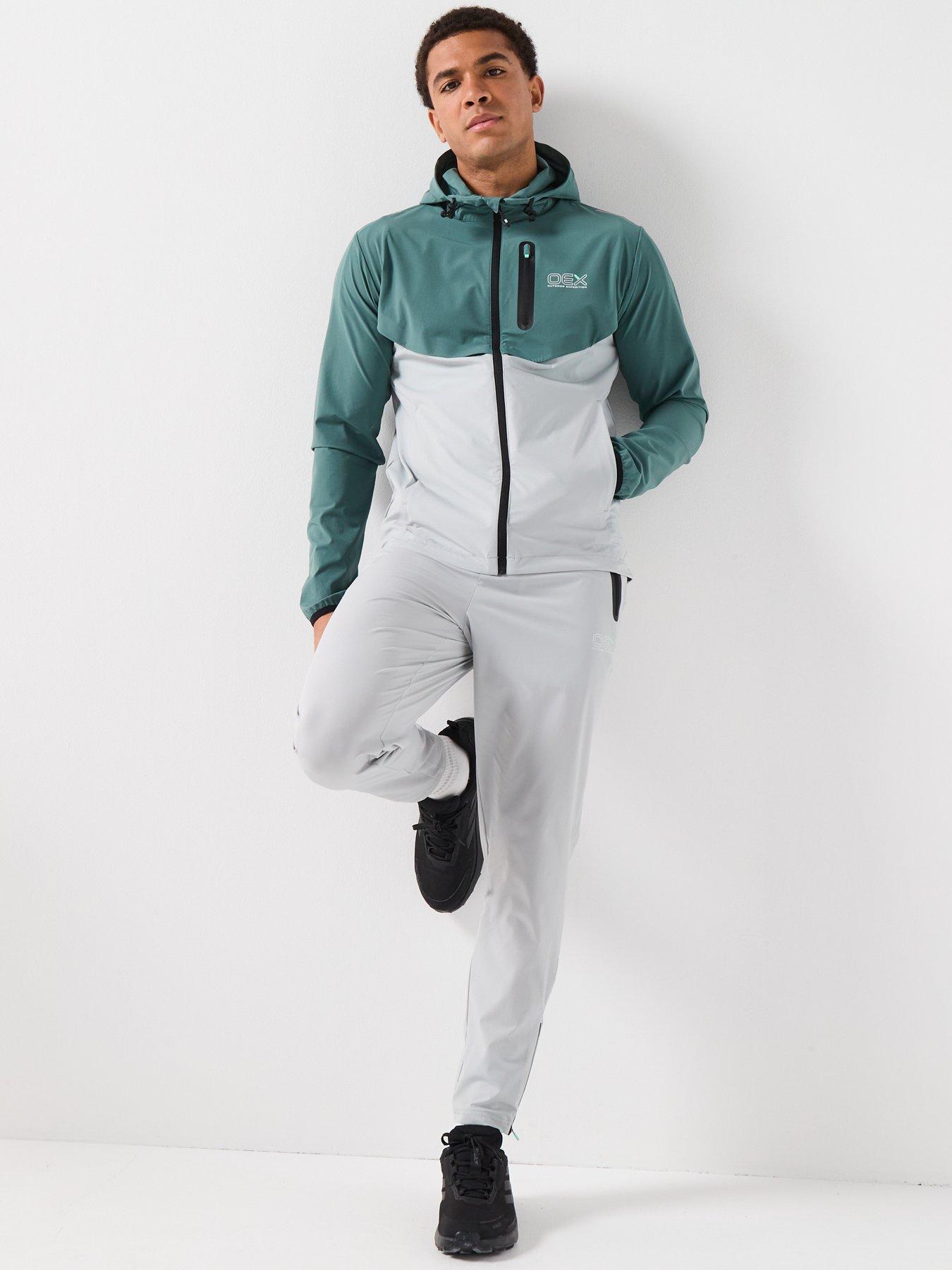 Image 3 of 6 of OEX Mens Fell 2.0 Track Top- Green
