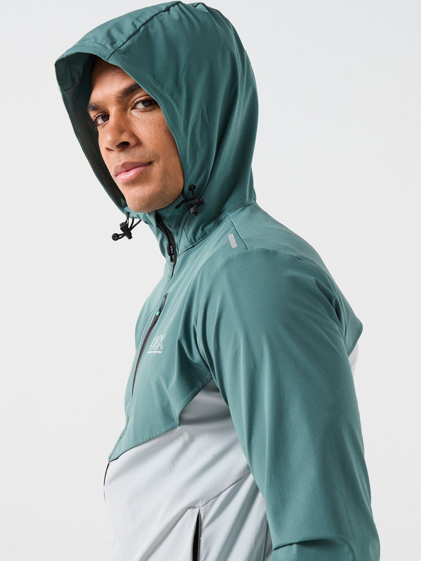 Image 5 of 6 of OEX Mens Fell 2.0 Track Top- Green