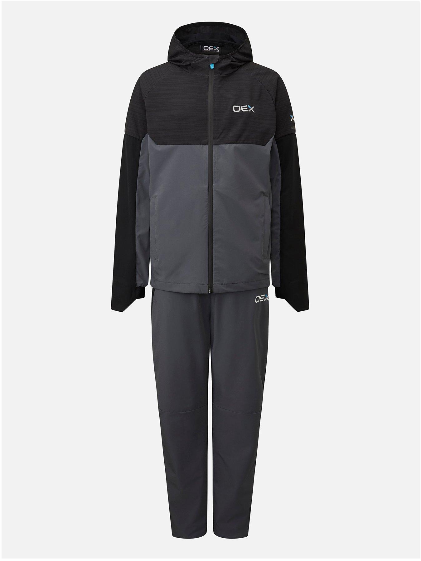 oex-junior-boys-peak-tracksuit--black