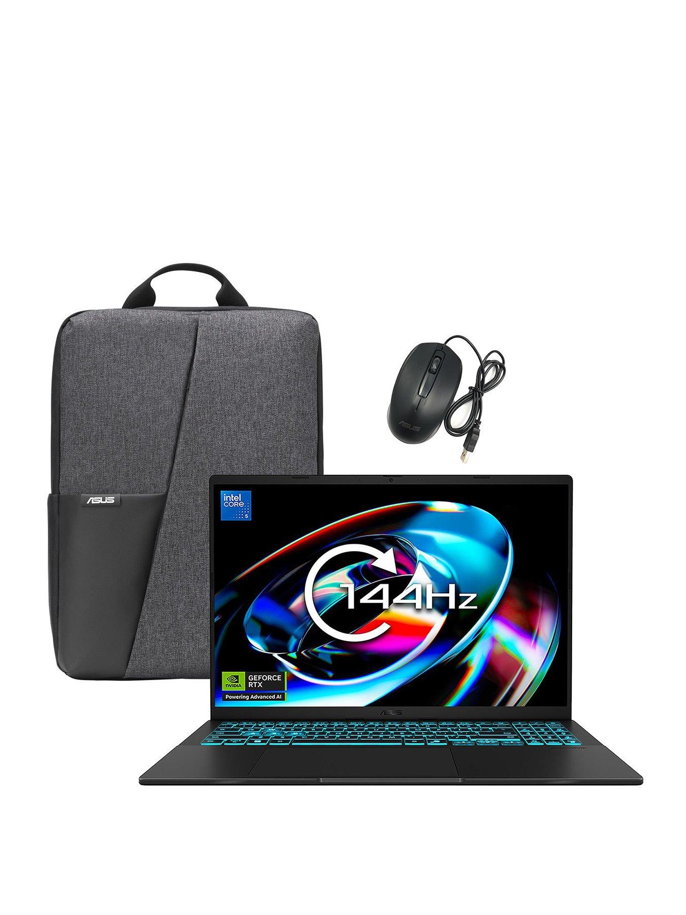 Image 1 of 7 of Asus V16 - GeForce RTX 5050 - Intel Core 5 - 16GB RAM - 1TB SSD - 16in WUXGA - Black - Gaming Laptop