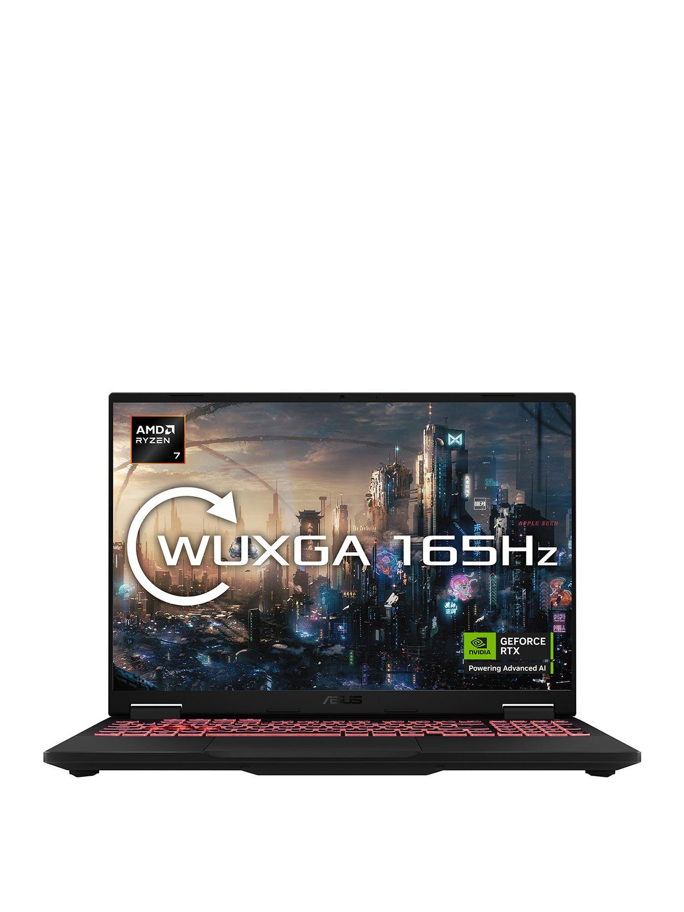 Image 1 of 7 of Asus TUF Gaming Laptop - GeForce RTX 5050 - AMD Ryzen 7 - 16GB RAM - 1TB SSD - 16in WQXGA - Grey
