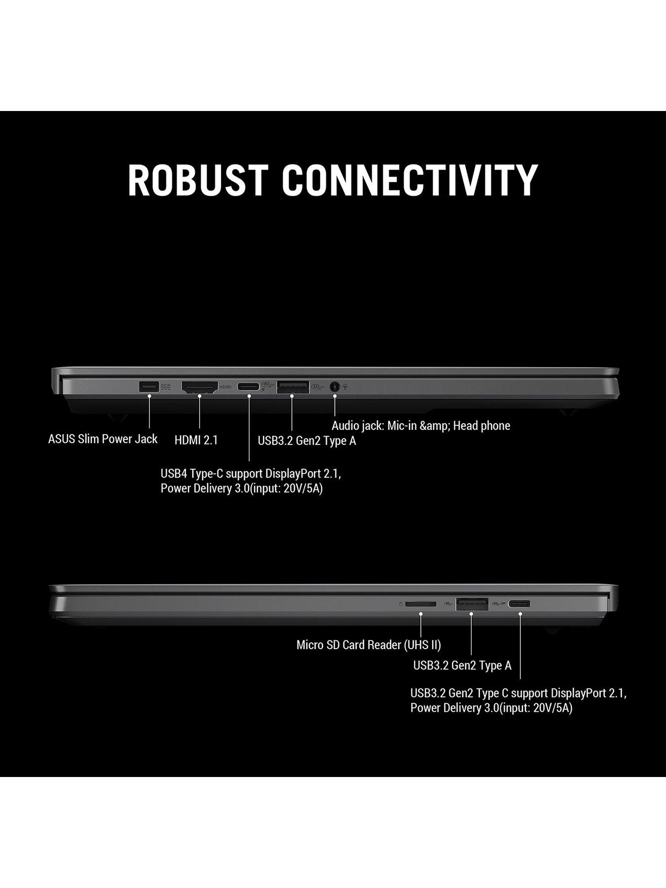 Image 7 of 7 of Asus Zephyrus G 14&nbsp;Gaming Laptop - 14in WQXGA+,&nbsp;GeForce RTX 5070, AMD Ryzen 9, 32GB RAM, 1TB SSD&nbsp;- Grey