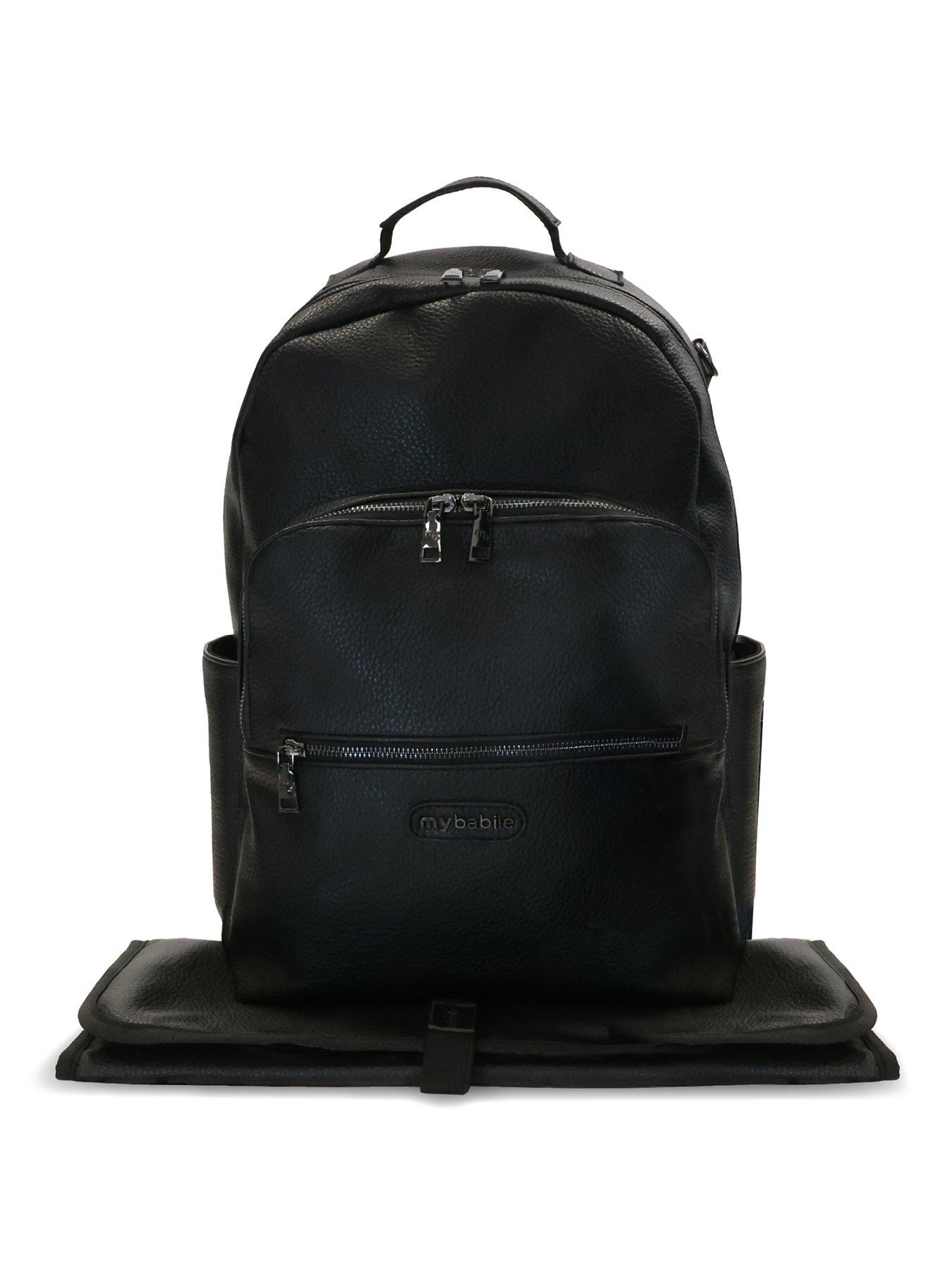 Image 1 of 7 of My Babiie Backpack Pro Changing Bag - Black / Gunmetal
