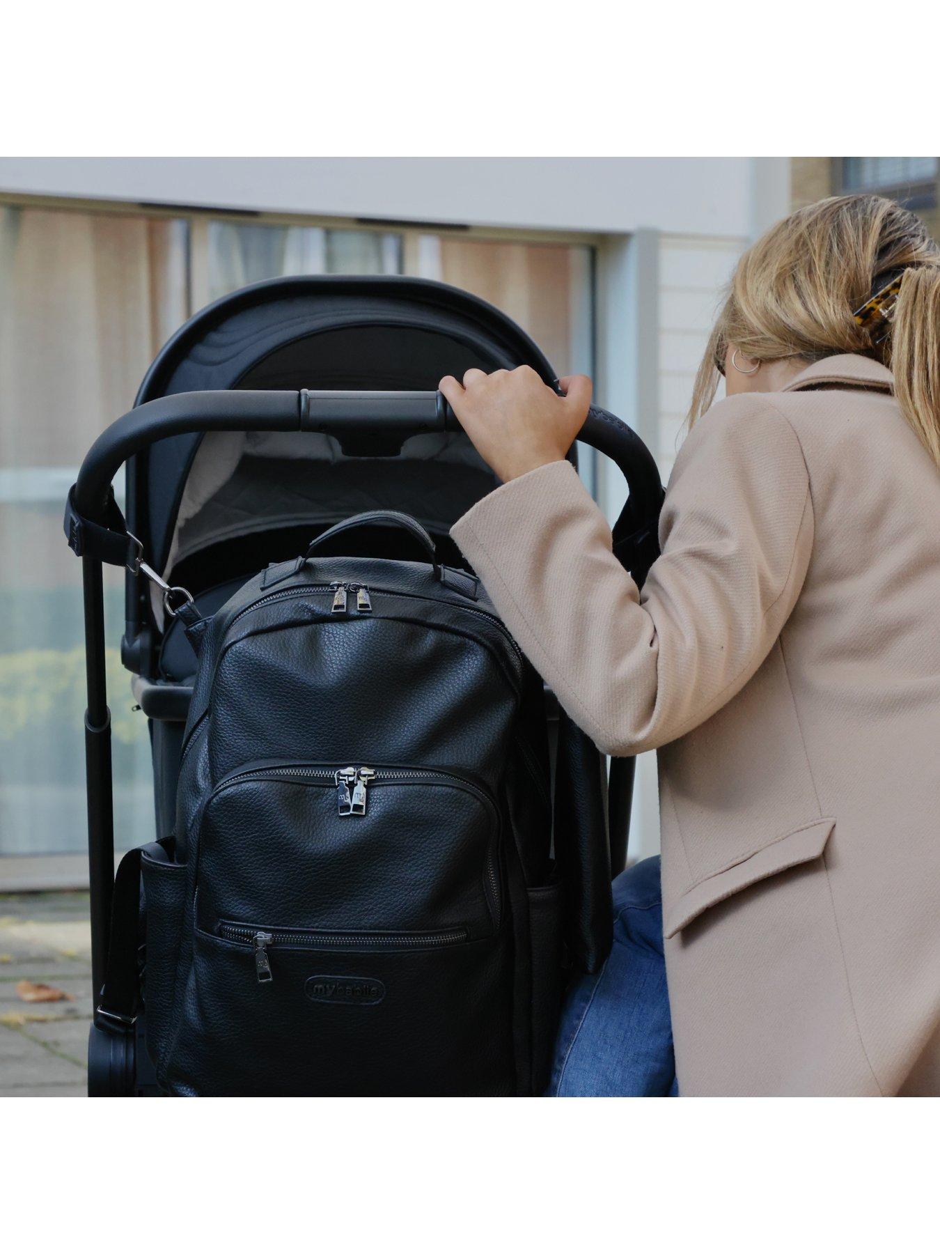Image 6 of 7 of My Babiie Backpack Pro Changing Bag - Black / Gunmetal