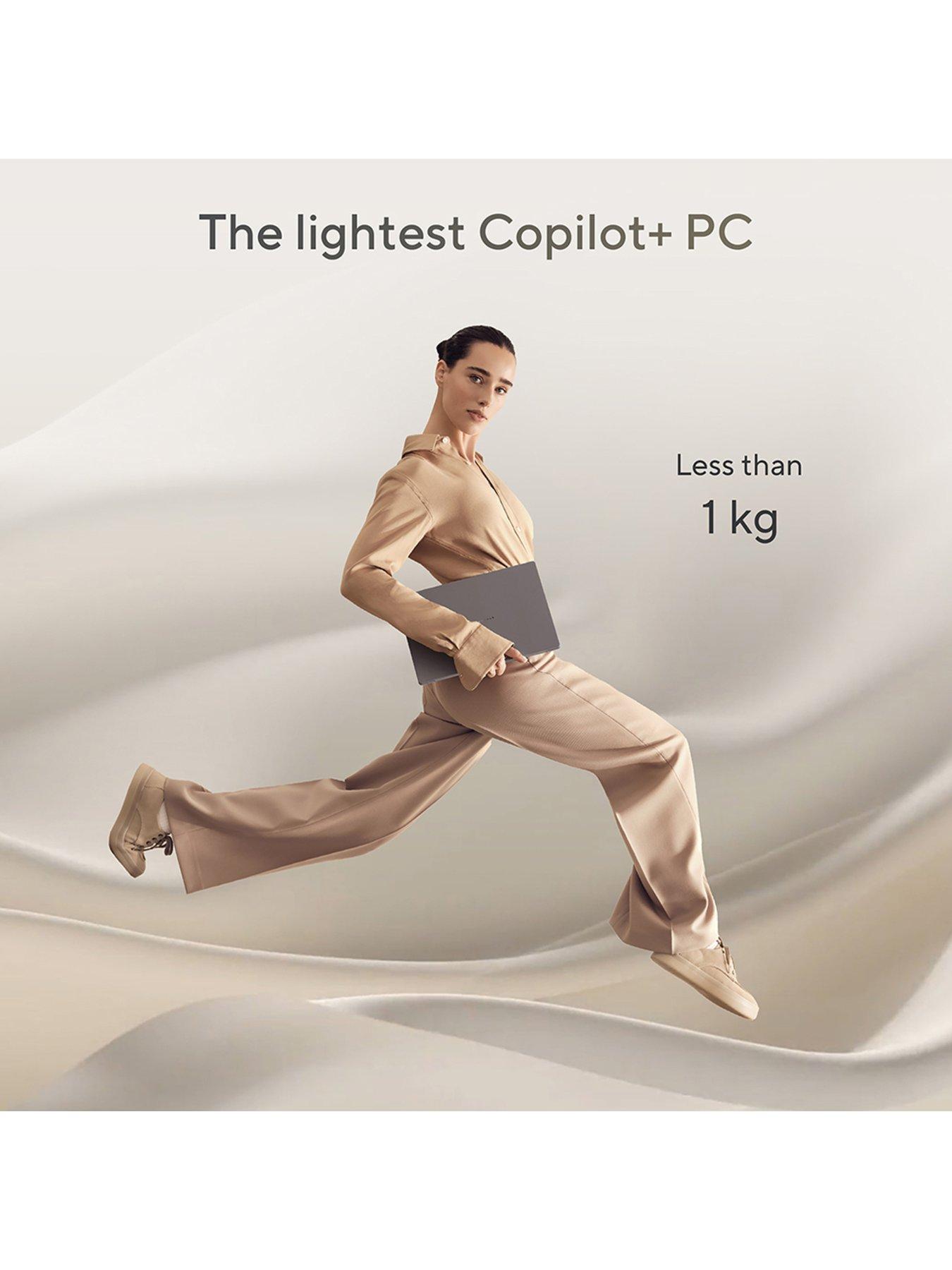 Image 5 of 7 of Asus Zenbook A14&nbsp;Copilot+ PC Laptop - 14in WUXGA OLED, Qualcomm Snapdragon X, 16GB RAM, 1TB SSD&nbsp;- Gold
