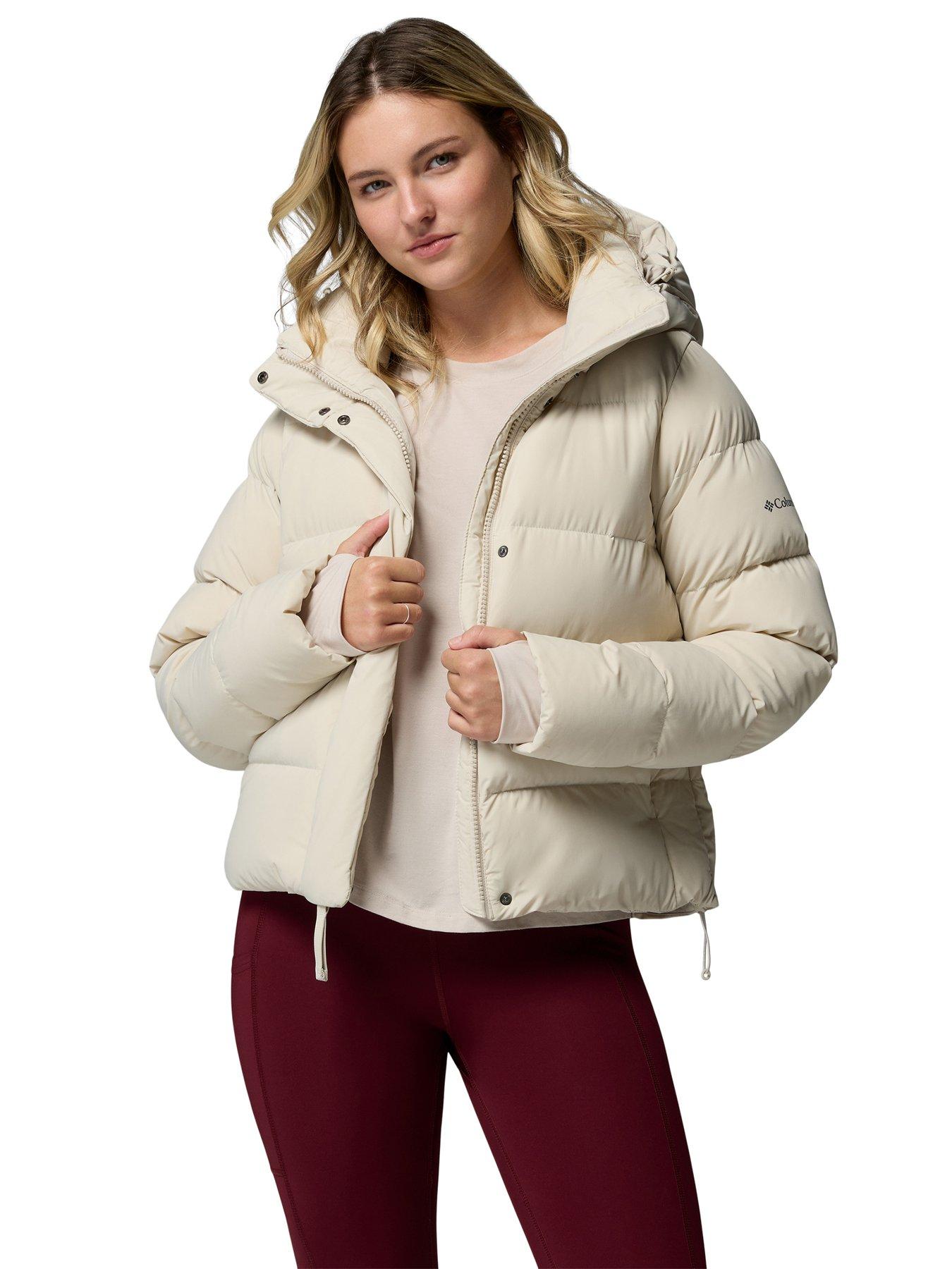 Image 1 of 6 of Columbia Women's Amaze Puff Hooded Jacket - Beige