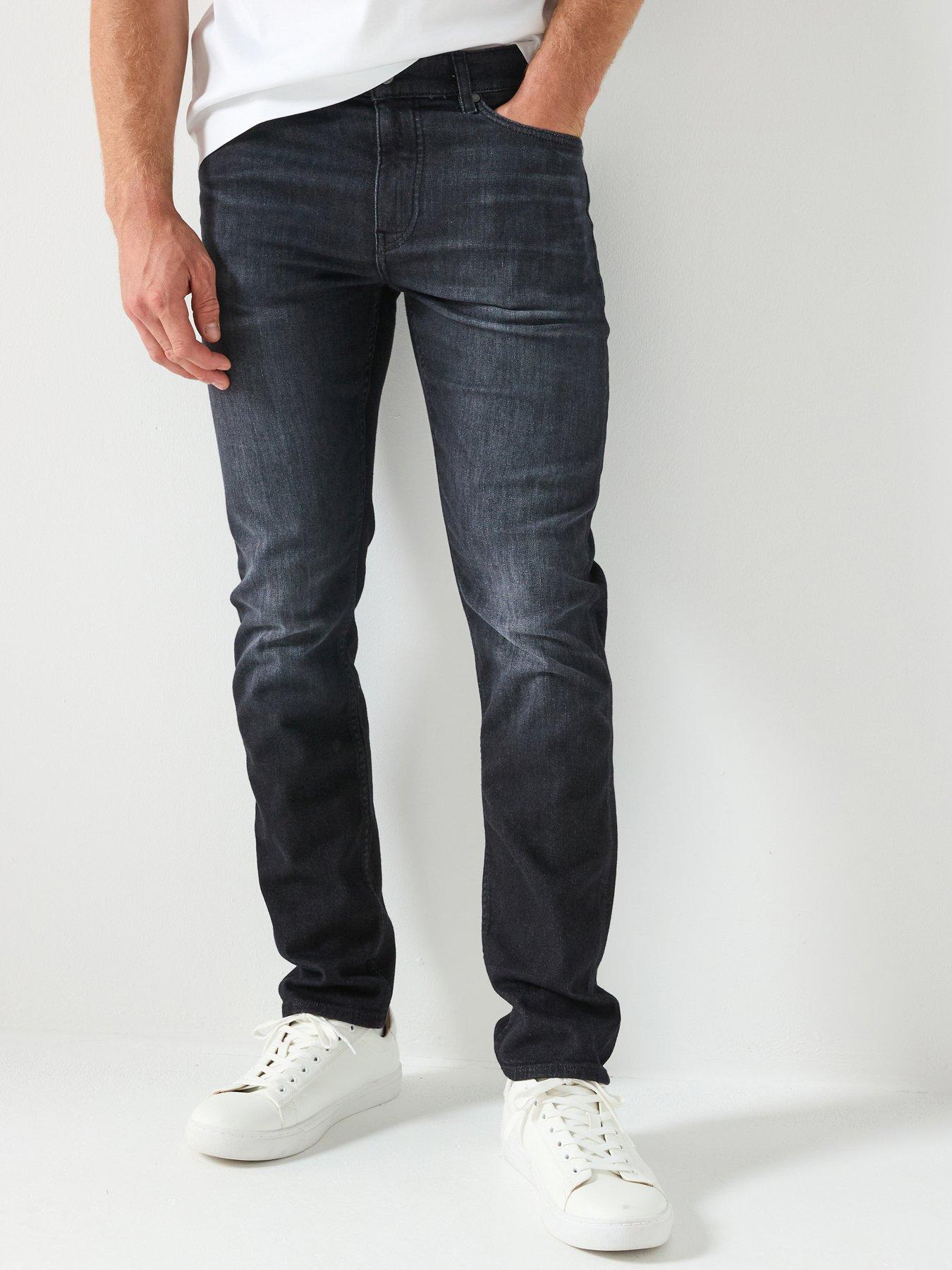 BOSS H-Delaware Slim Fit Jeans - Black