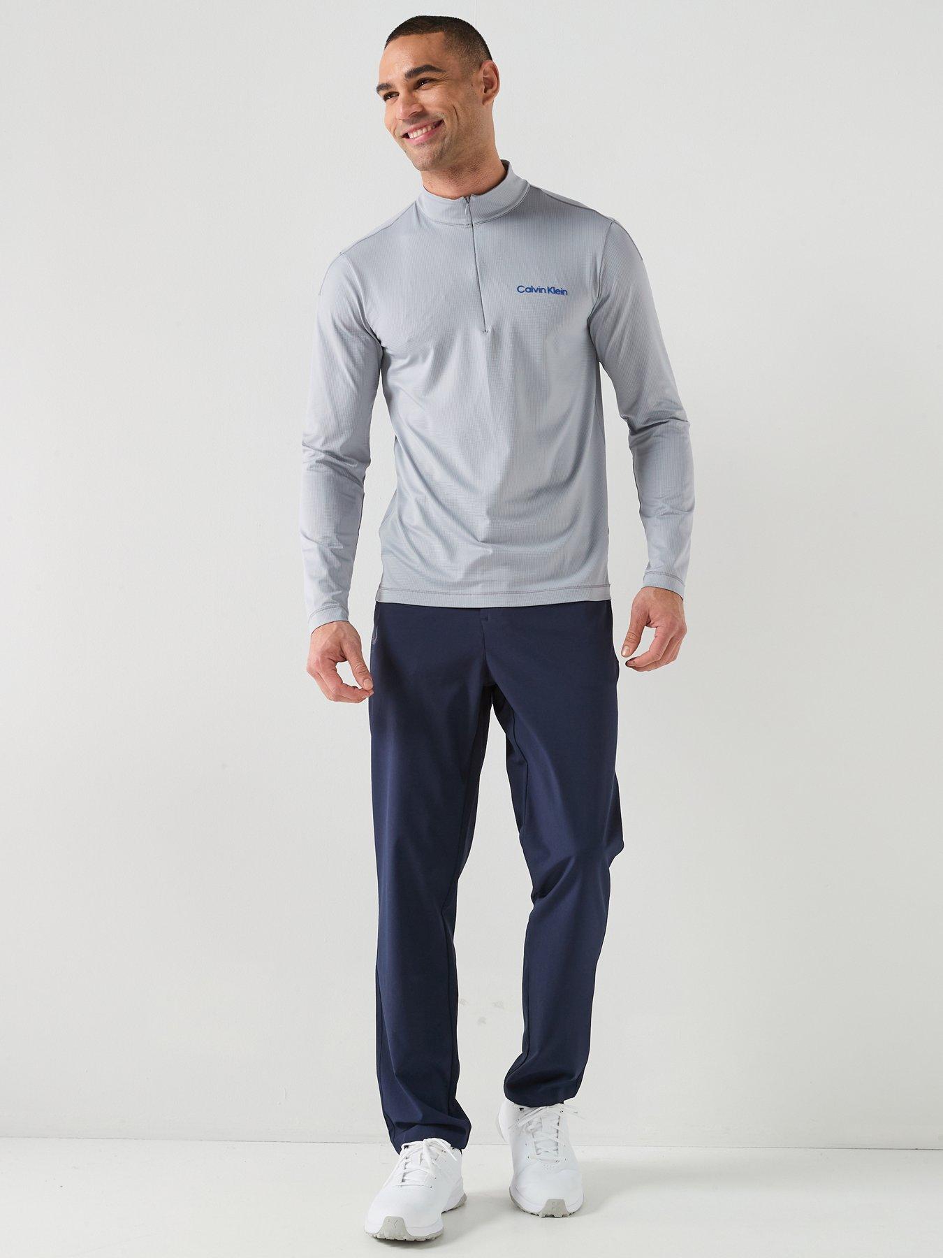 Image 3 of 6 of Calvin Klein Sport Ck Icon Performance 1/4 Zip Sweat - Grey