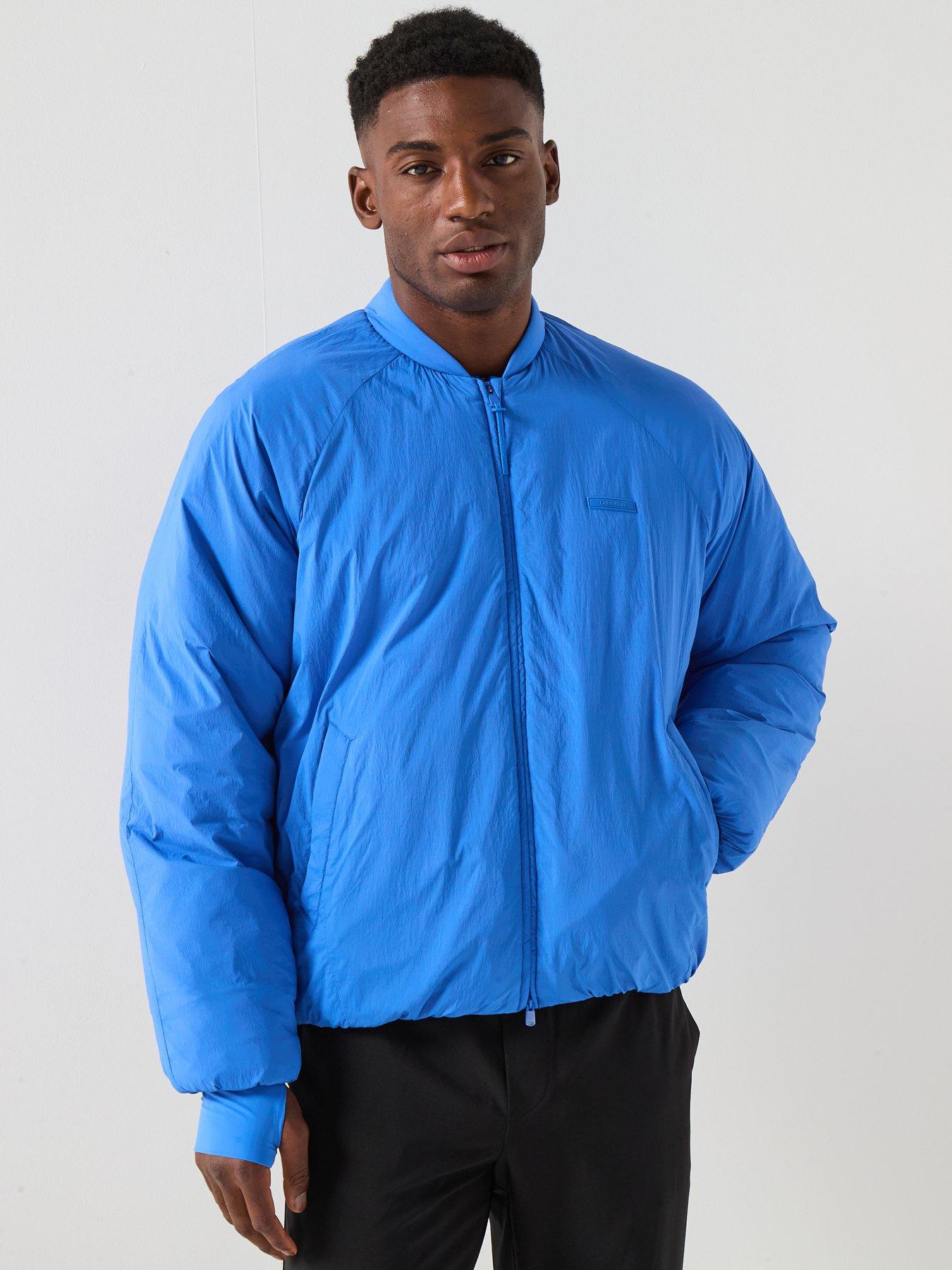 Calvin Klein Sport Ck Commuter Padded Bomber Jacket - Blue