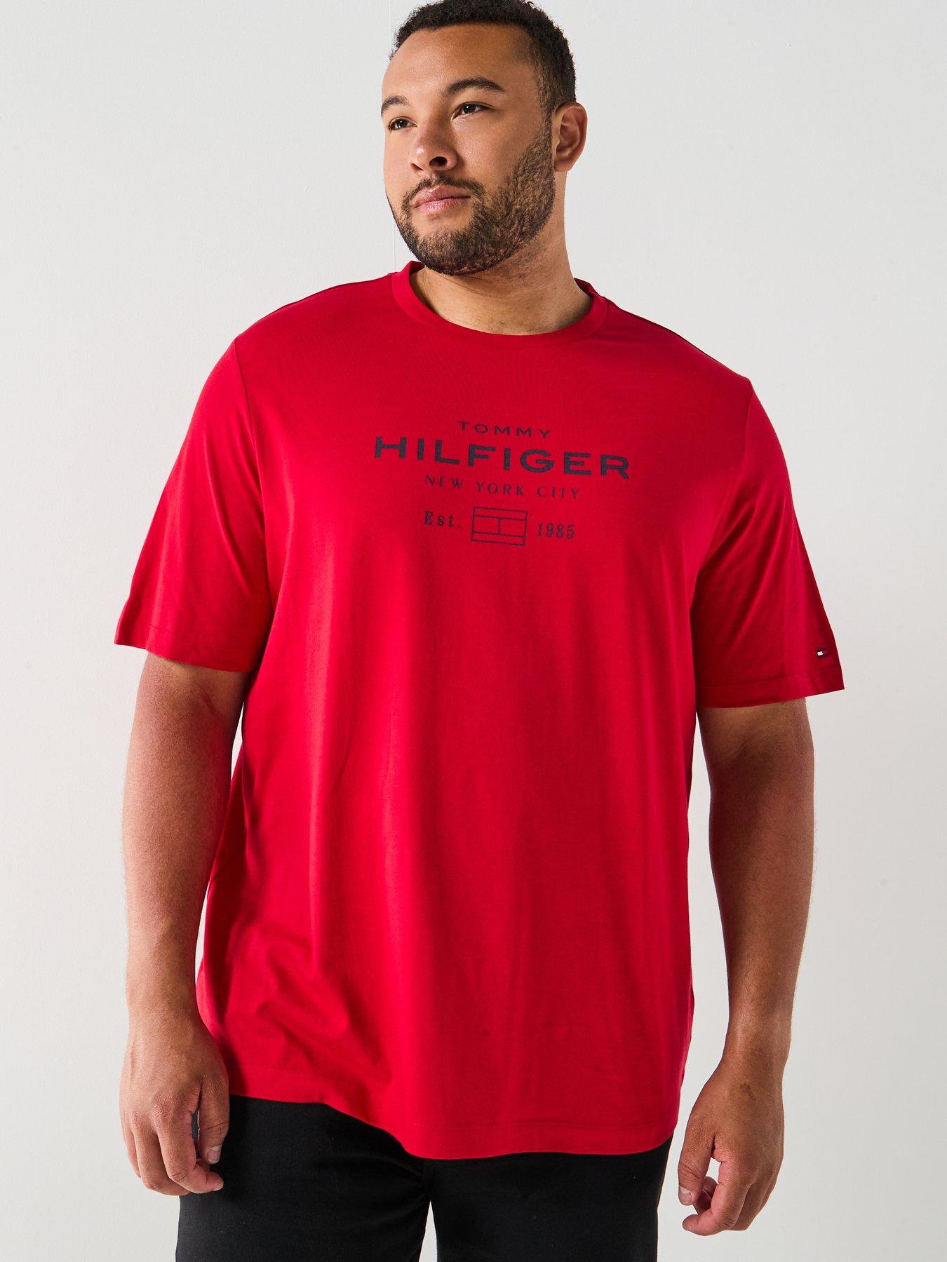 undefined Big  &  Tall Stack Logo T-Shirt - Red