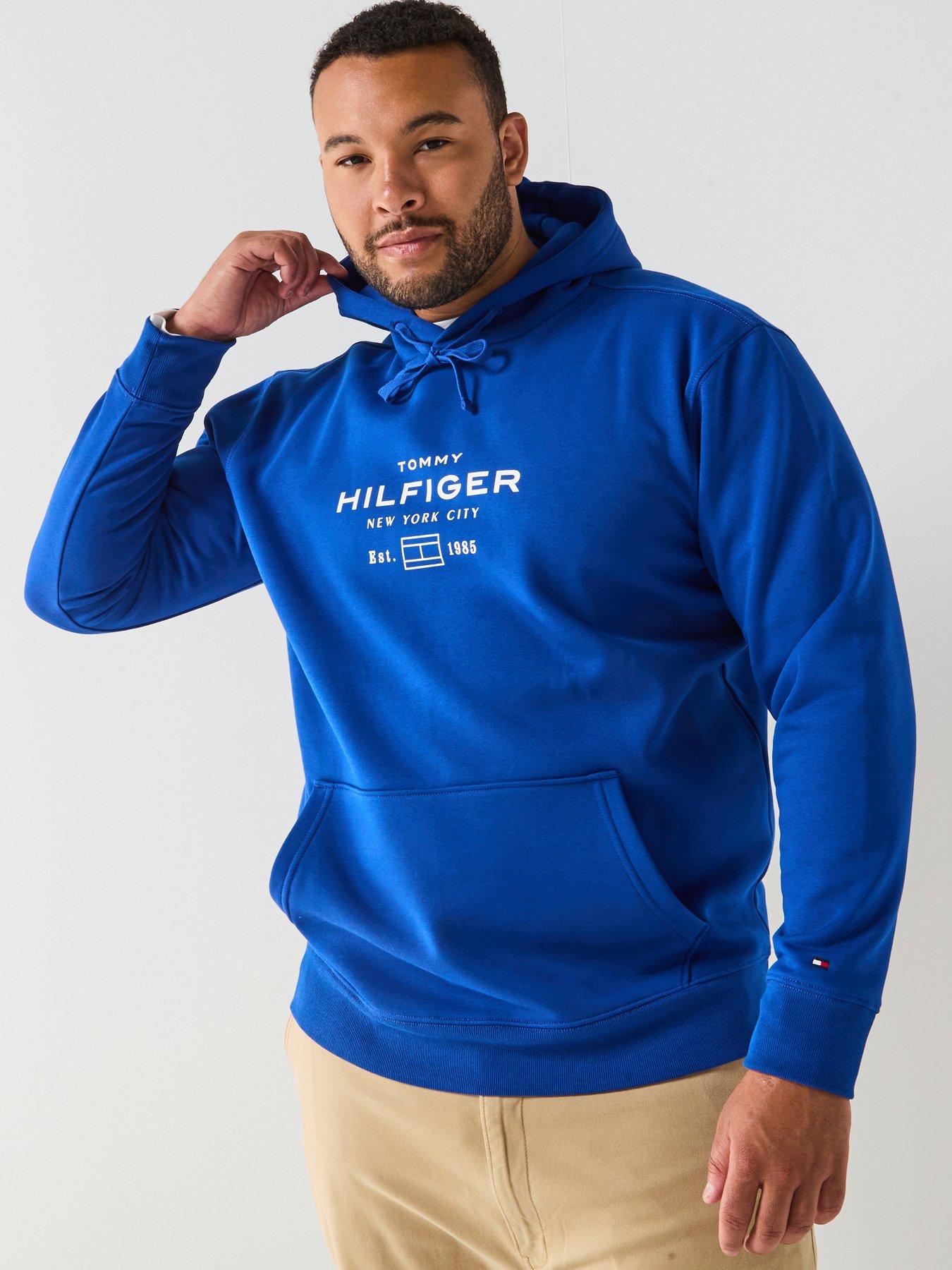 undefined Big  &  Tall Oval Graphic Hoodie - Blue