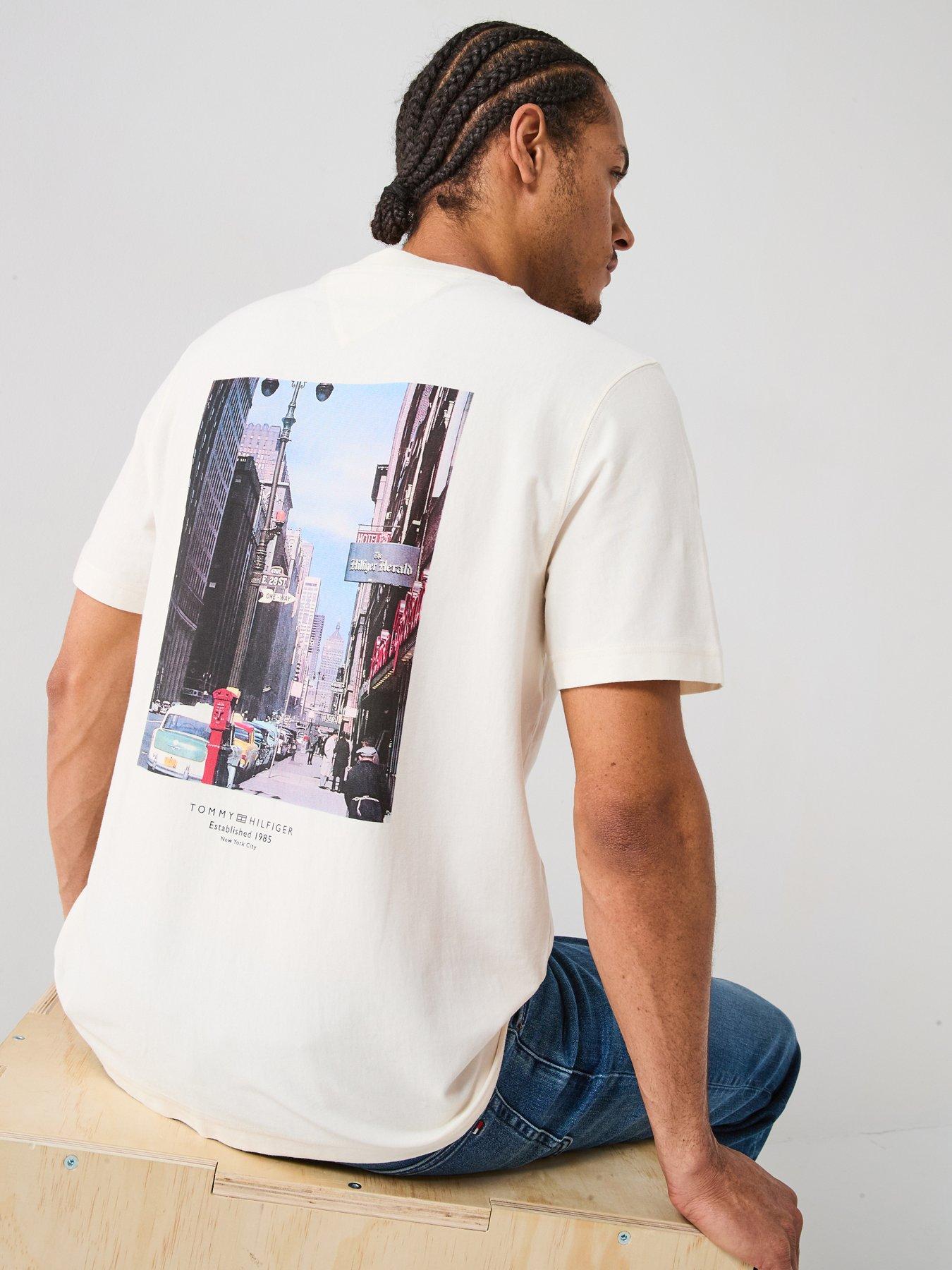 undefined Photo Print Graphic T-Shirt - Off White