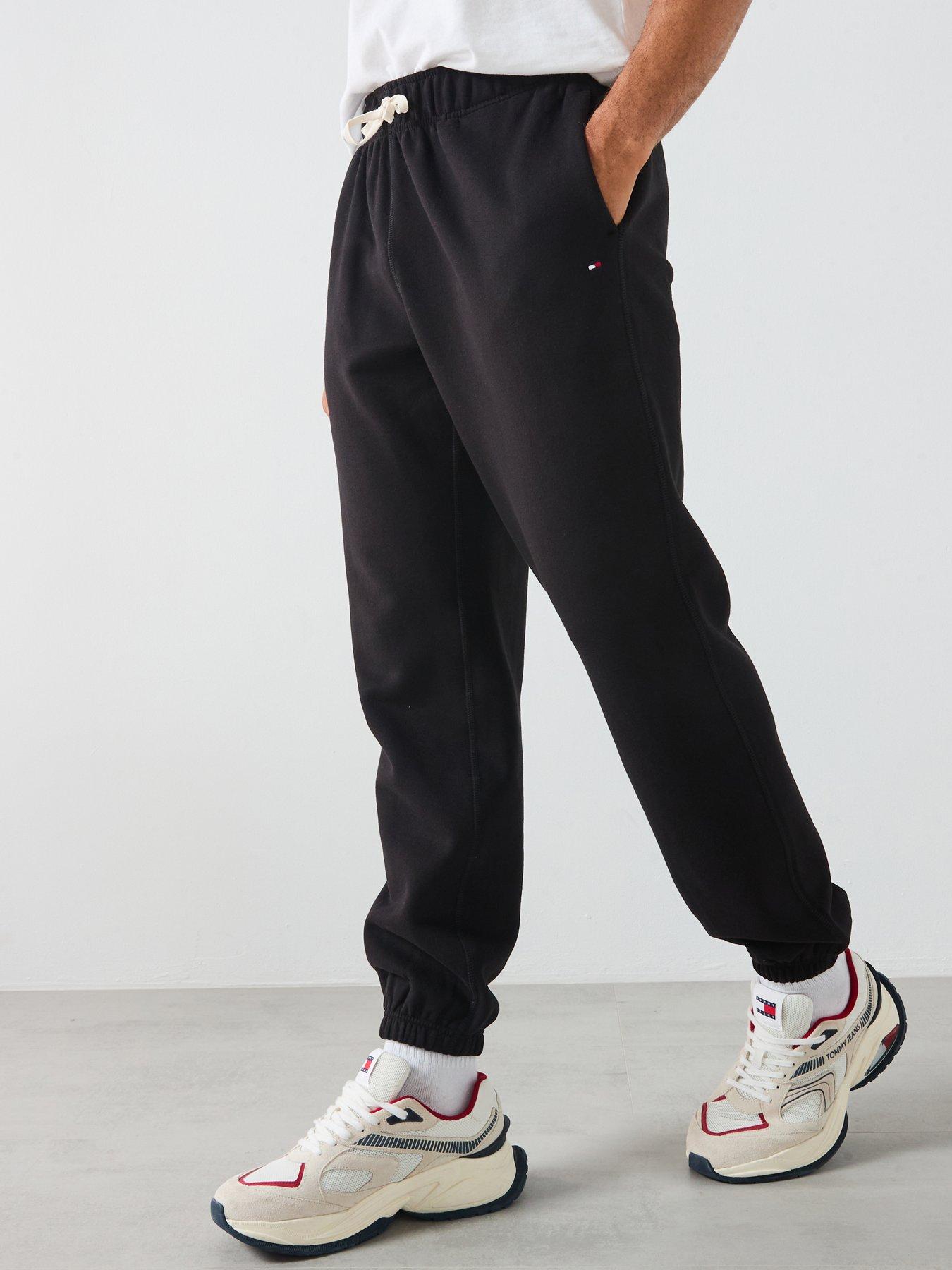 Tommy Hilfiger Essential Fleece Cuff Joggers - Black