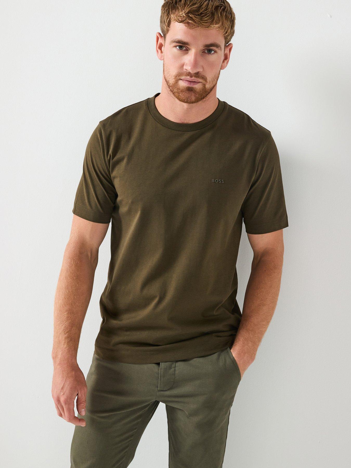 BOSS Thompson 01 Regular Fit T-Shirt - Khaki