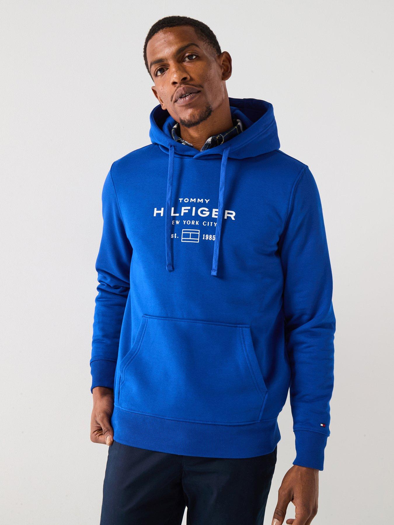 Tommy Hilfiger Oval Graphic Hoodie - Bright Blue
