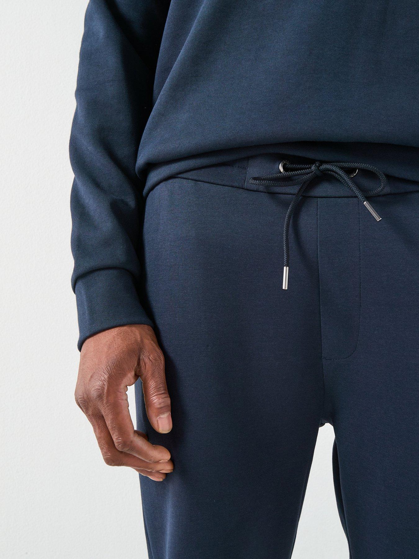 Image 4 of 6 of BOSS C-Locsin 01 Regular Fit Nikel Logo Cuff Joggers - Navy