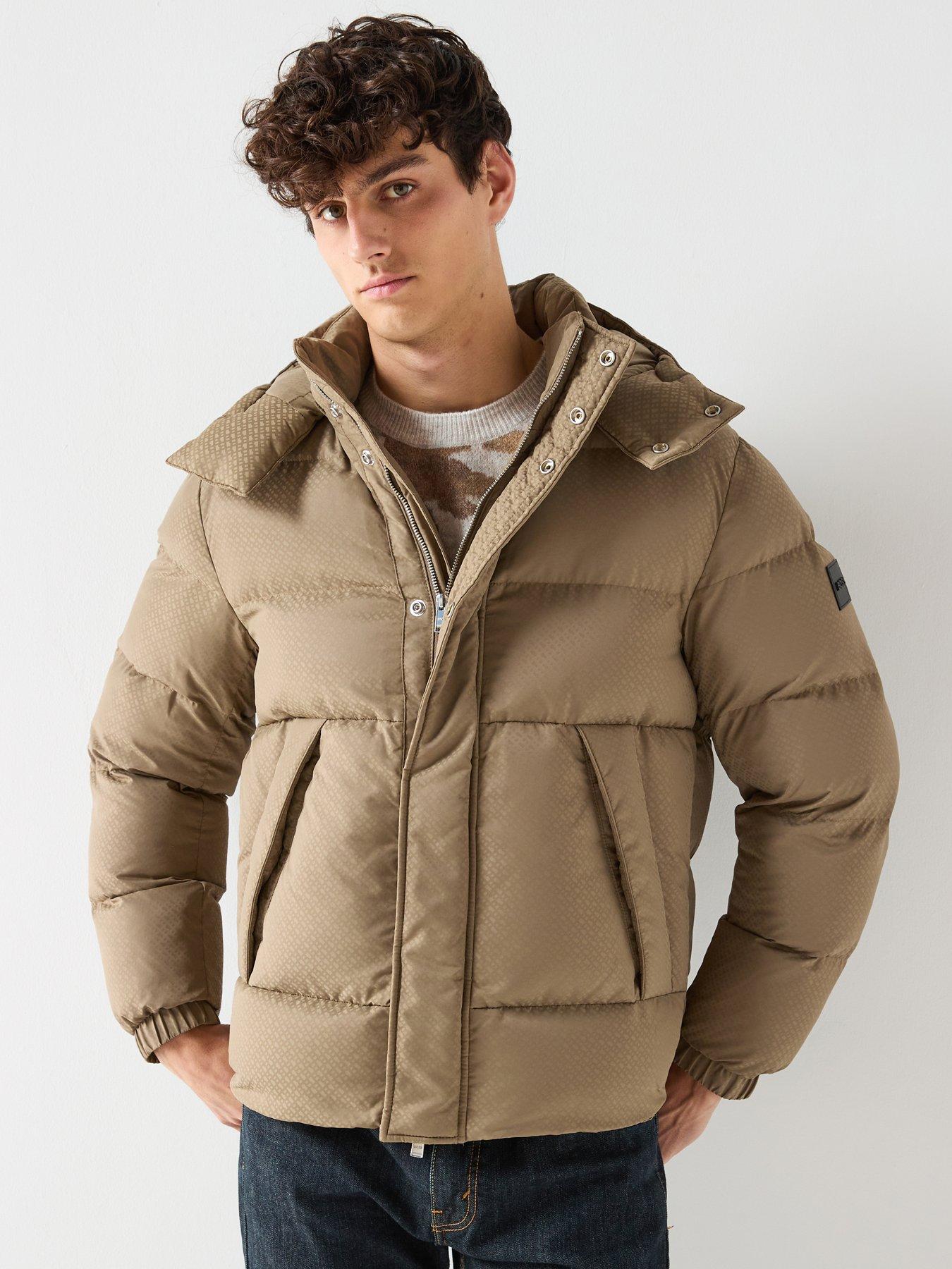 BOSS H-Corbinian5 Quilted Jacket - Brown