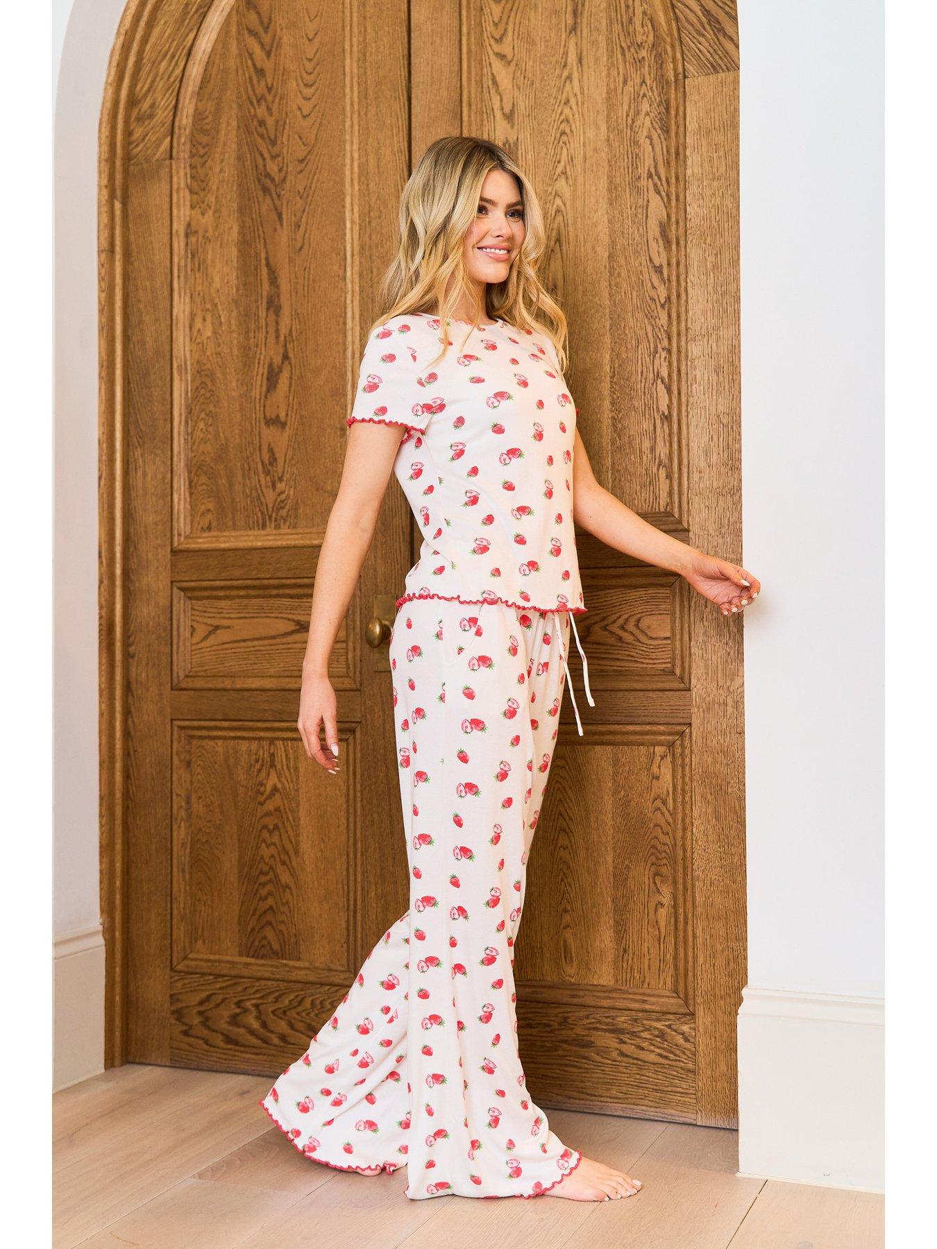 Image 2 of 6 of Jim Jam The Label Jim Jam Strawberry Pyjama Set - Multi