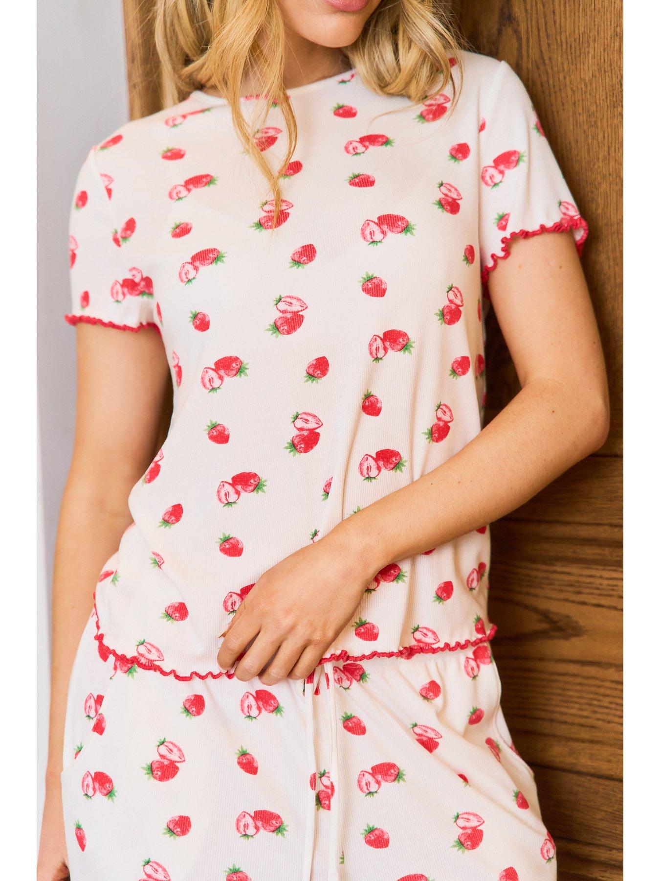 Image 5 of 6 of Jim Jam The Label Jim Jam Strawberry Pyjama Set - Multi