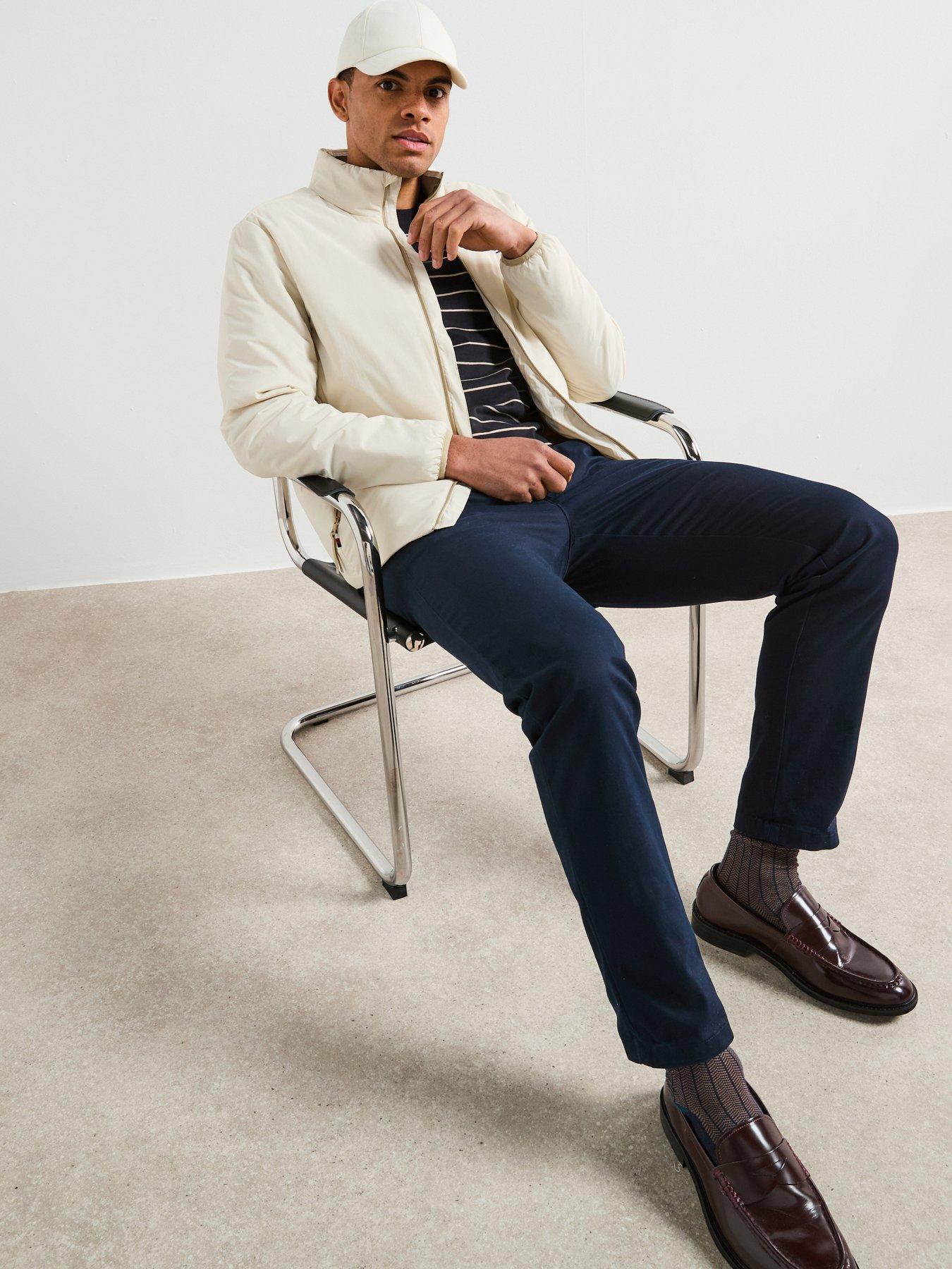 Image 1 of 6 of Tommy Hilfiger Lightweight Blouson Jacket - Light Natural