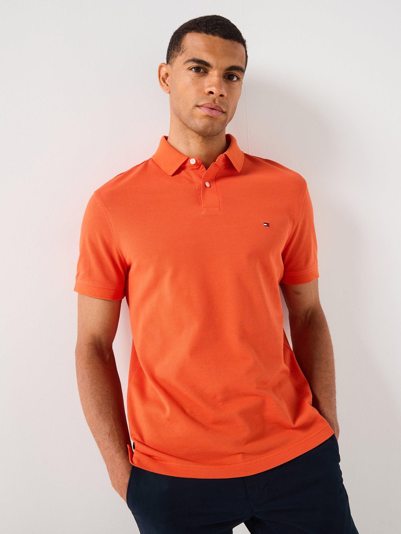 Tommy Hilfiger 1985 Regular Fit Polo Shirt Orange Very