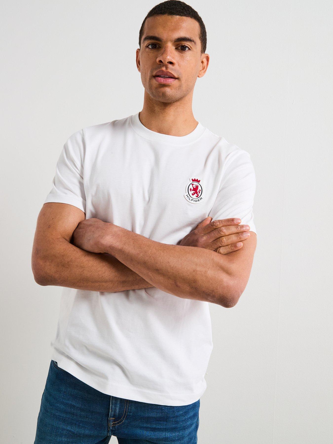 undefined Crest Short Sleeve T-Shirt - White