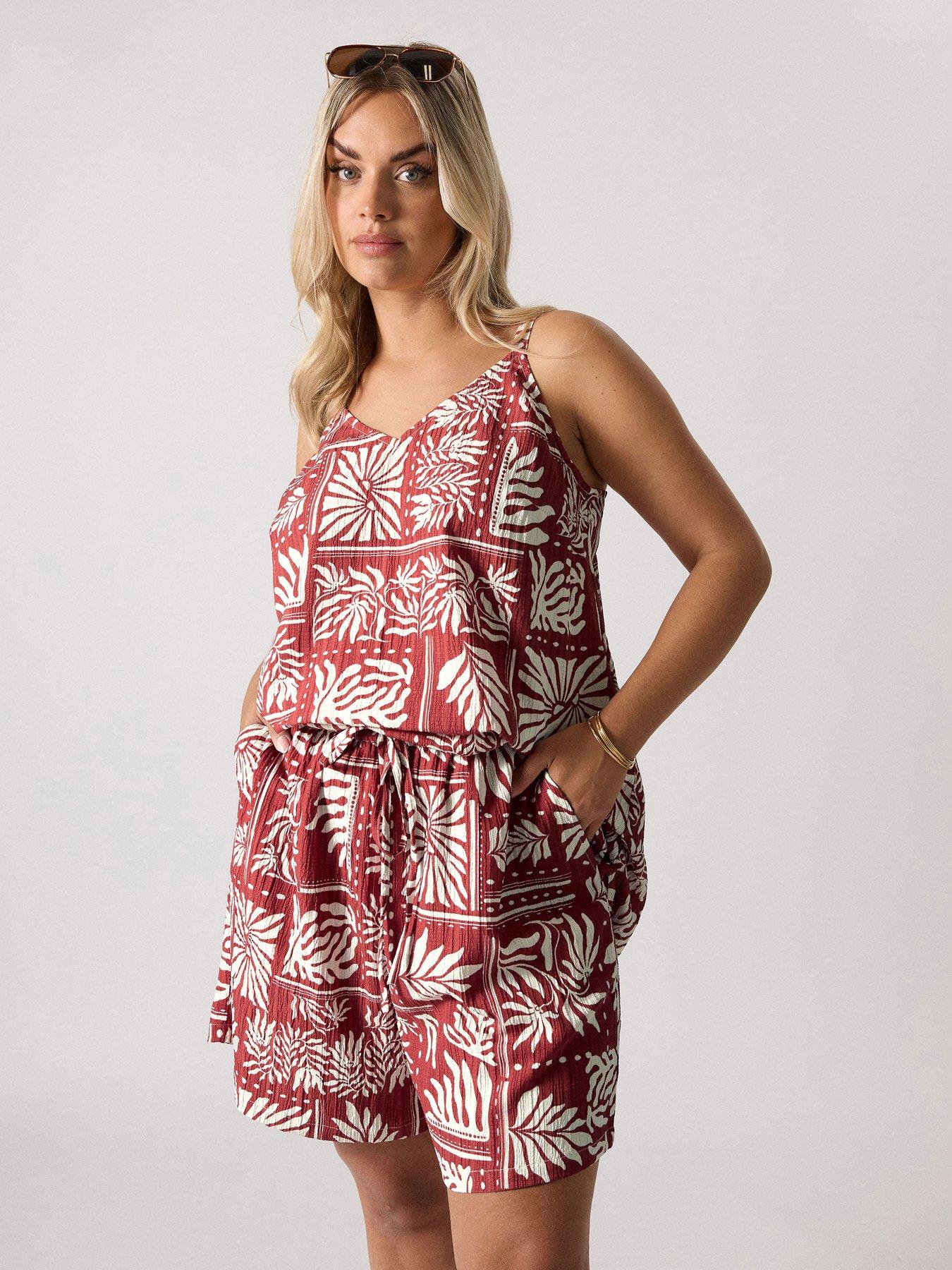 undefined Curve Tie Waist Short