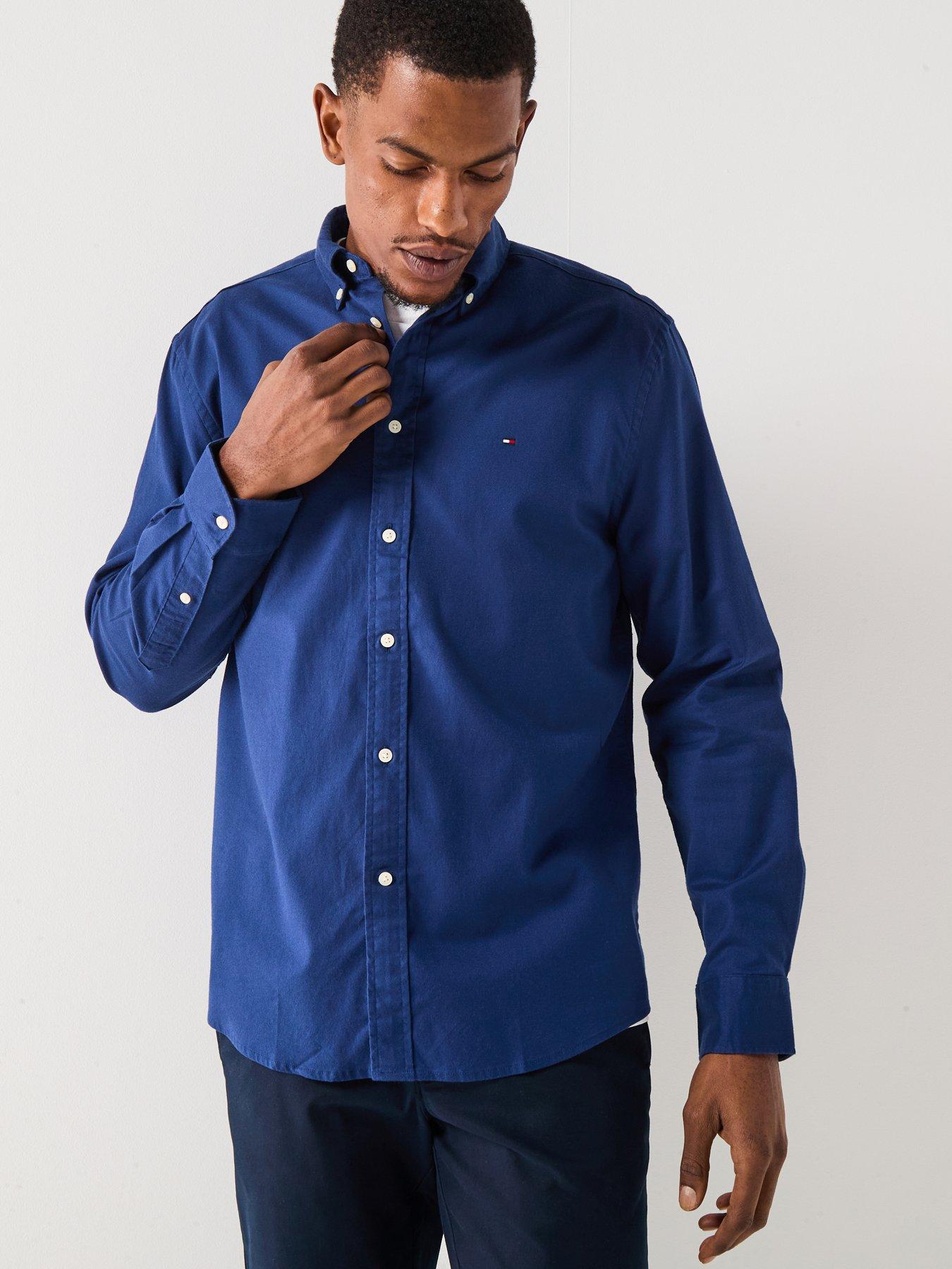 Tommy Hilfiger Long Sleeve Regular Fit Shirt - Navy