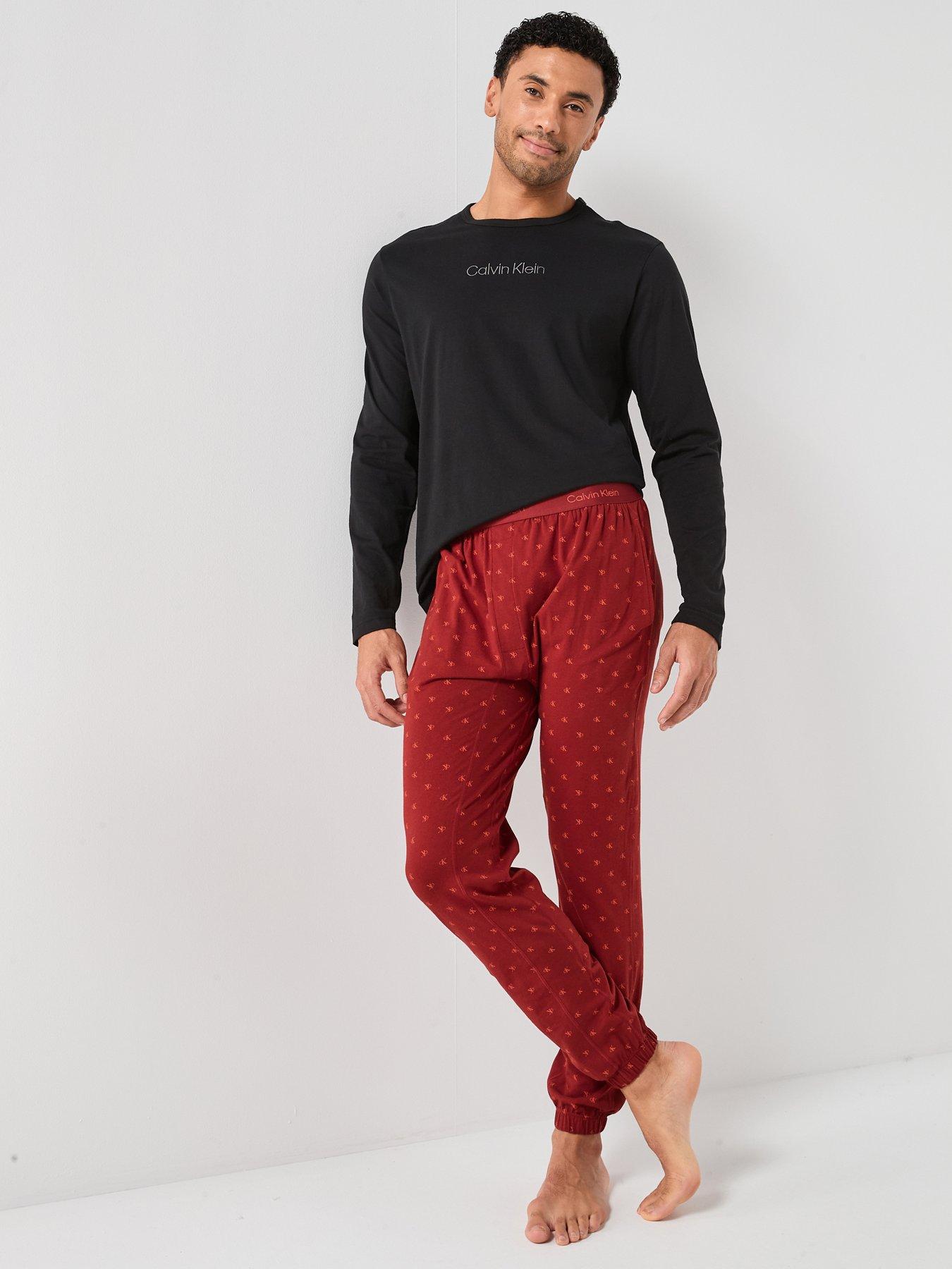Calvin Klein Loungewear Long Sleeve Pyjama Set - Red