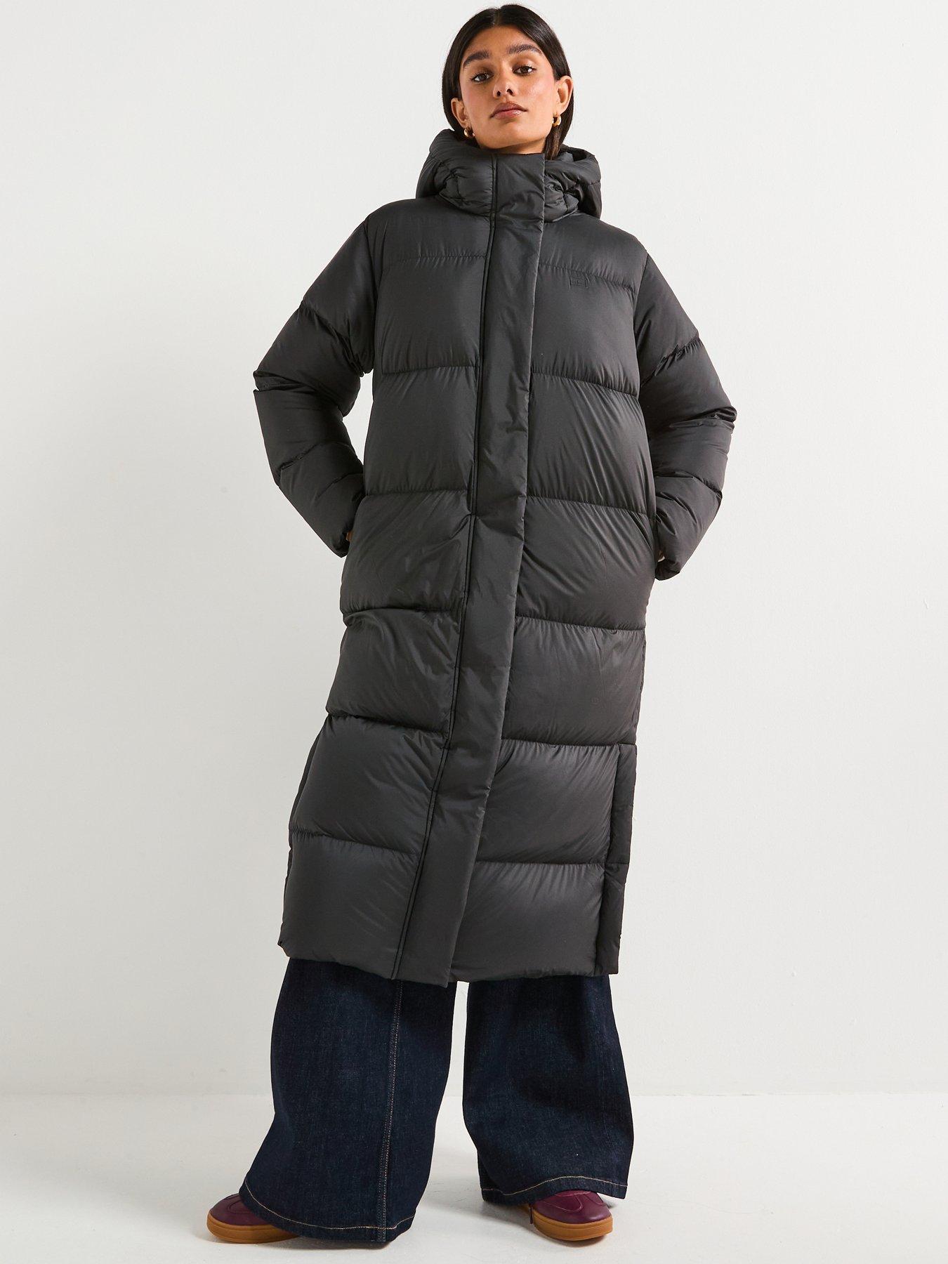 Tommy Hilfiger Modern Down Padded Maxi Coat Black Very