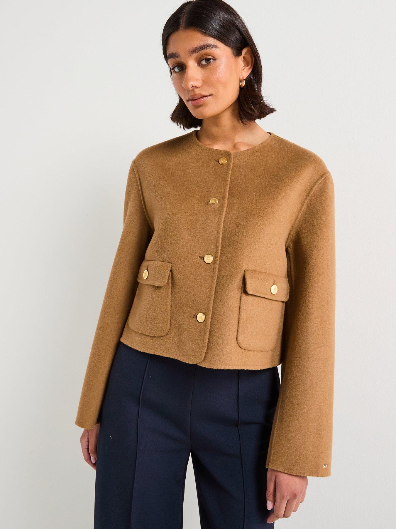 Tommy Hilfiger Wool Tailored Jacket - Brown