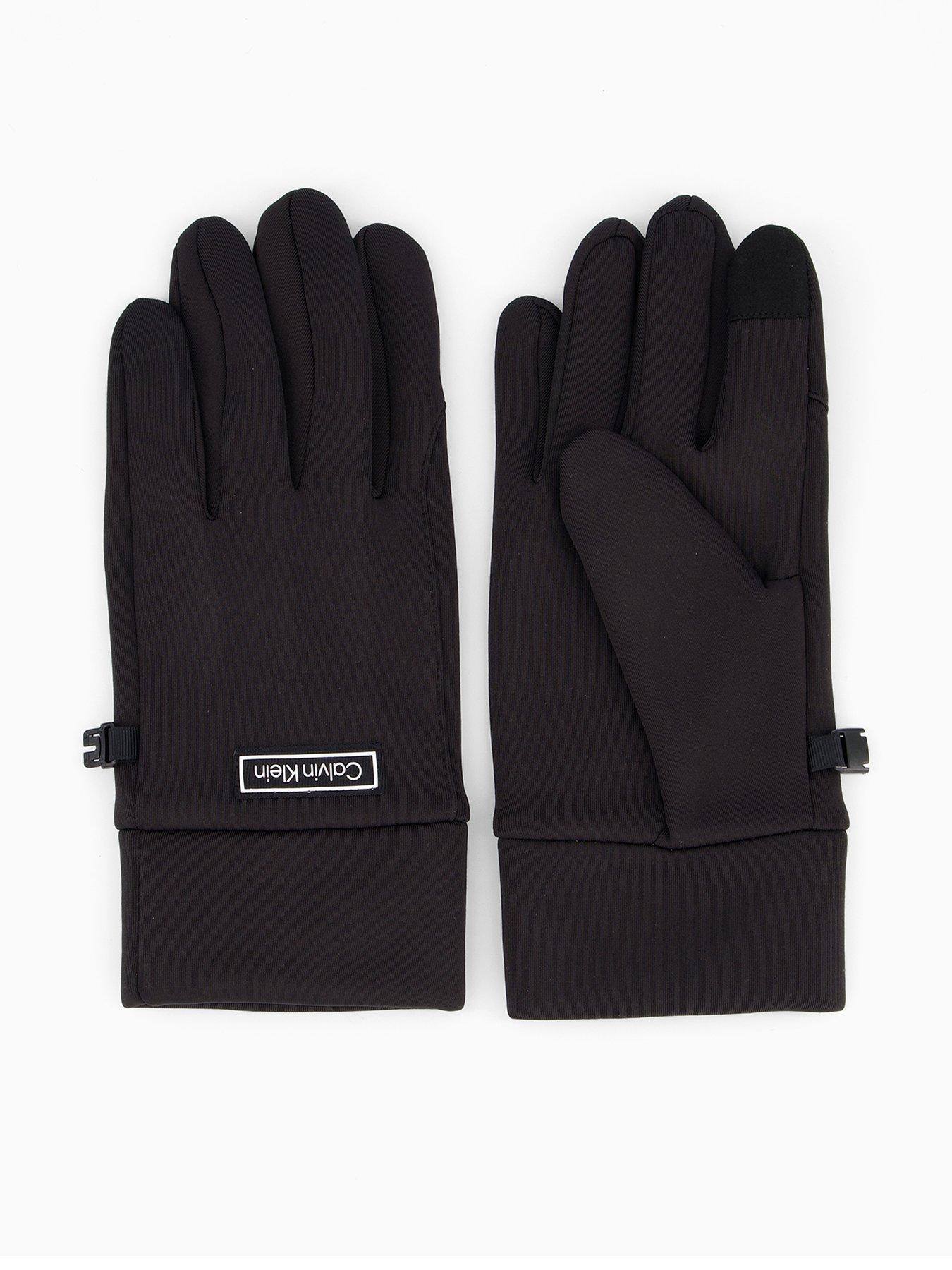 Calvin Klein Tech Nylon Gloves - Black