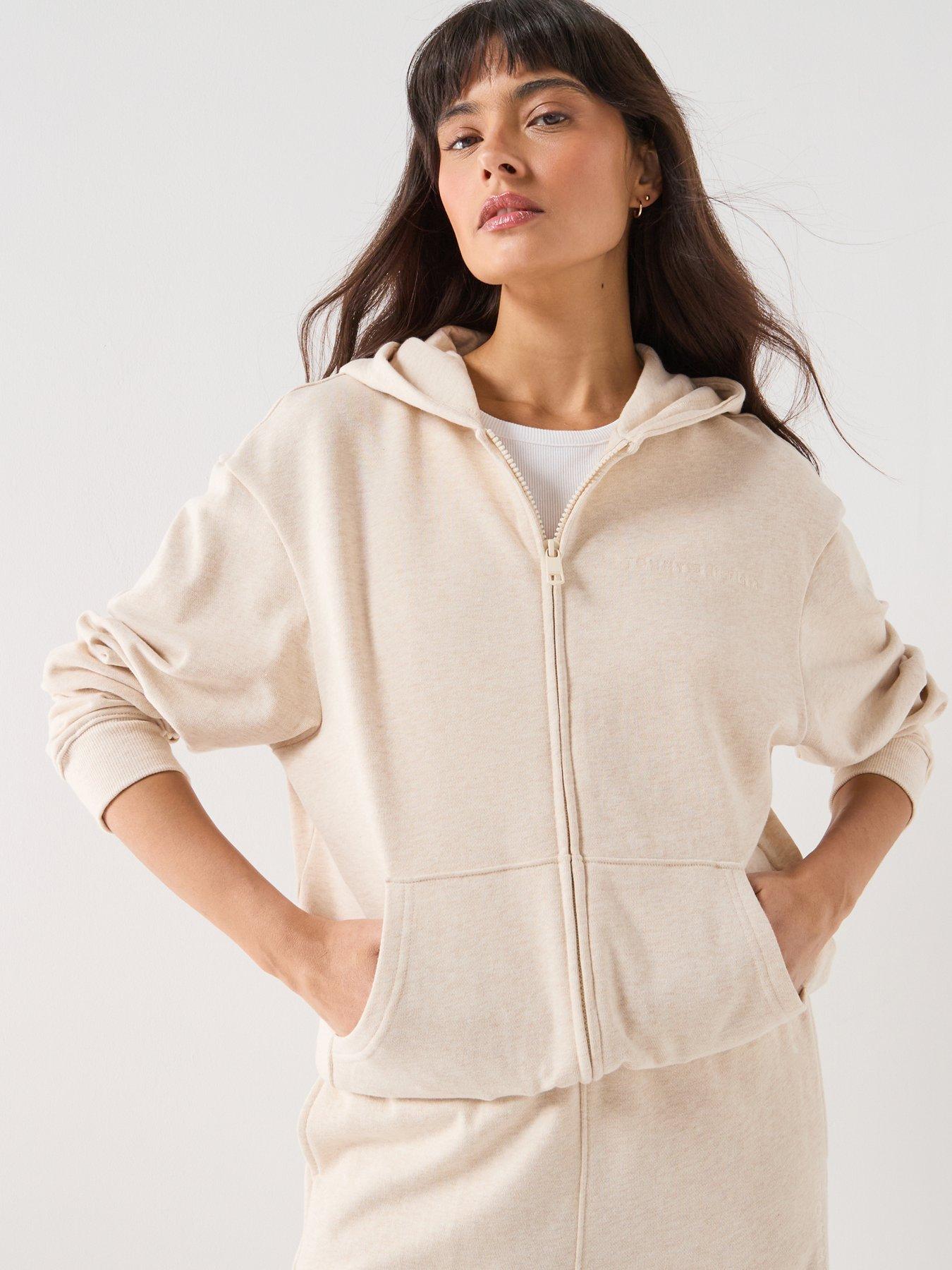 Tommy Hilfiger Full Zip Hoodie - Beige