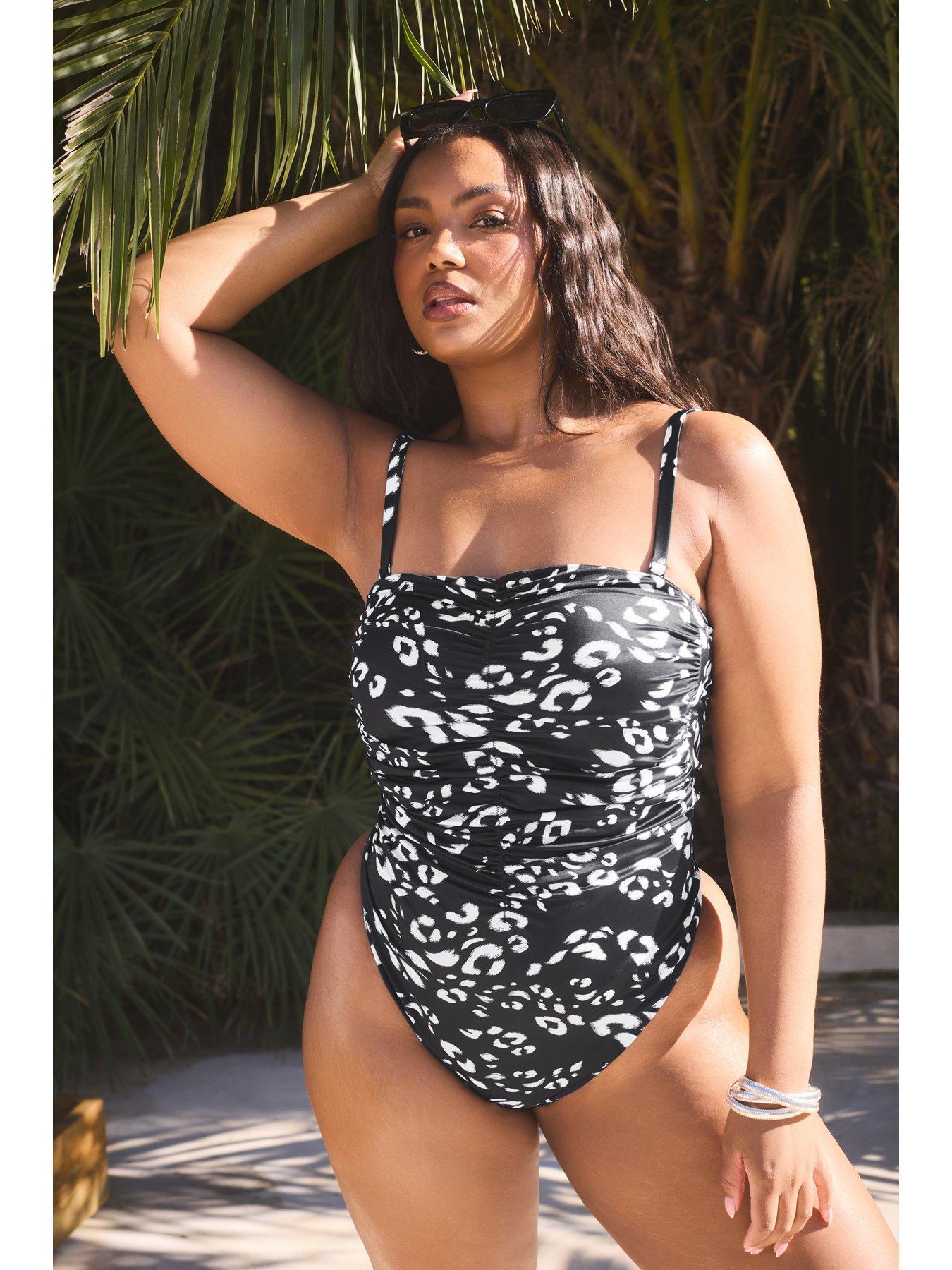 undefined Curve Animal Underwired Swimsuit