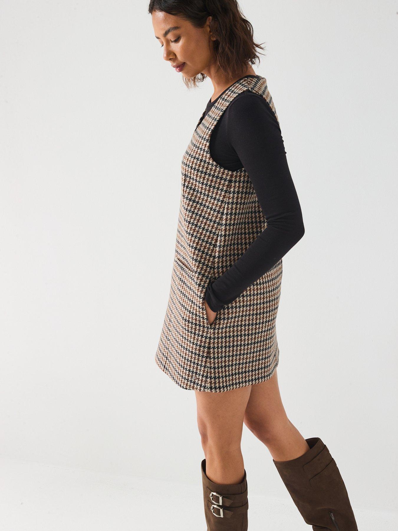 Tommy Hilfiger Heritage Check Mini Dress - Brown | Very