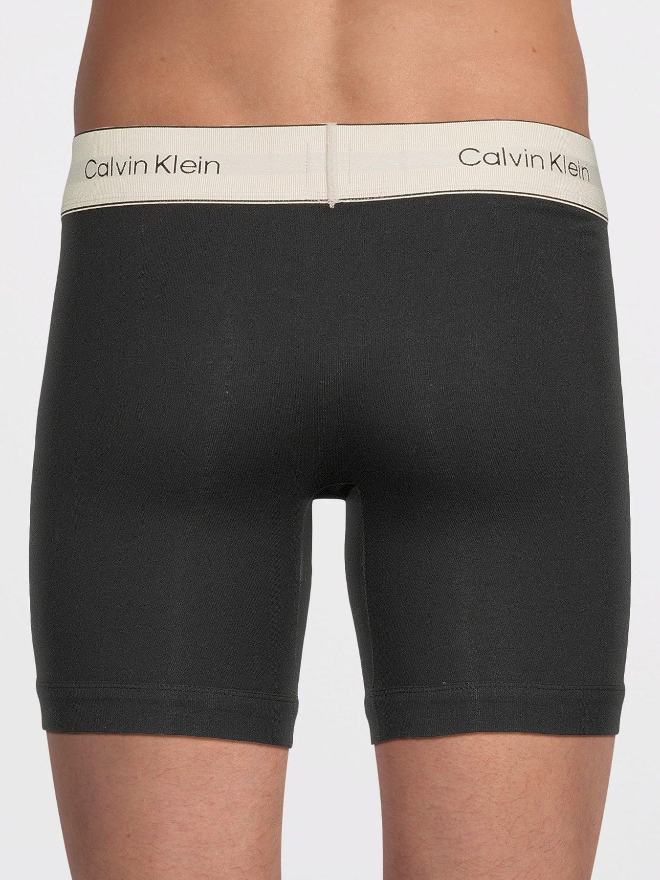 Calvin Klein Underwear Pack Heritage Cotton Boxer Briefs Black