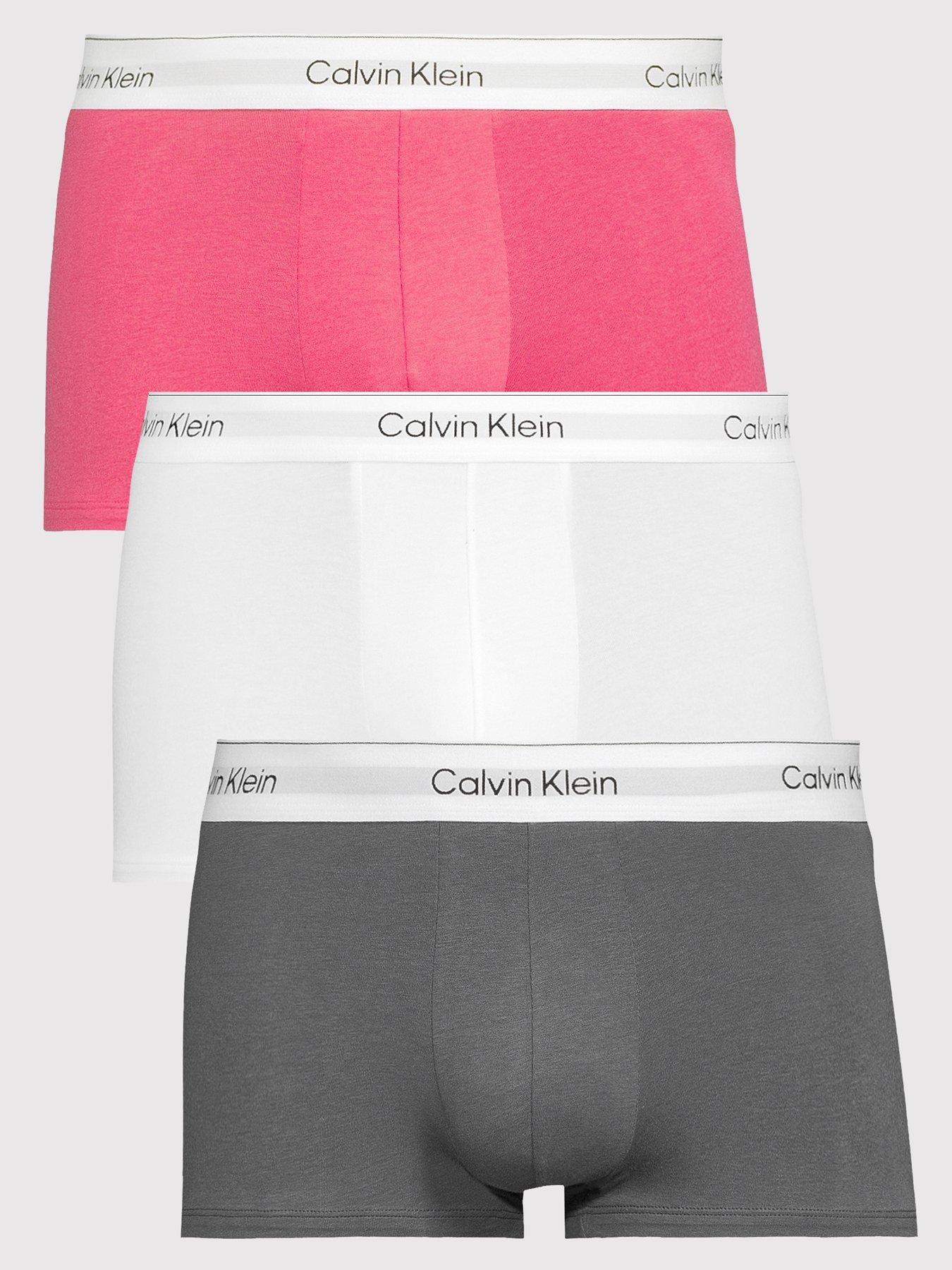 Calvin Klein: Underwear 3 Pack Icon Cotton Stretch Low Rise Trunks - Assorted